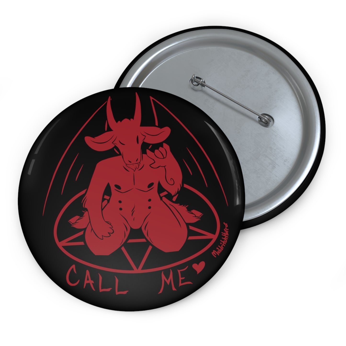 "Call Me" Pin Button