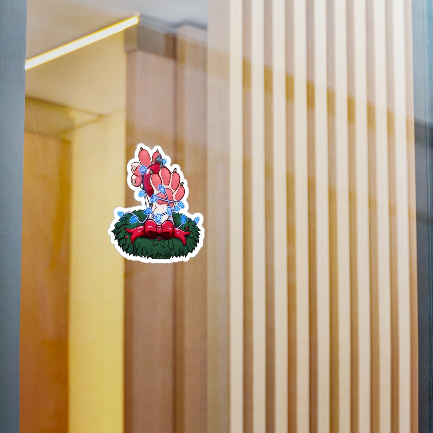 "Deck the Paws" Vinyl Sticker