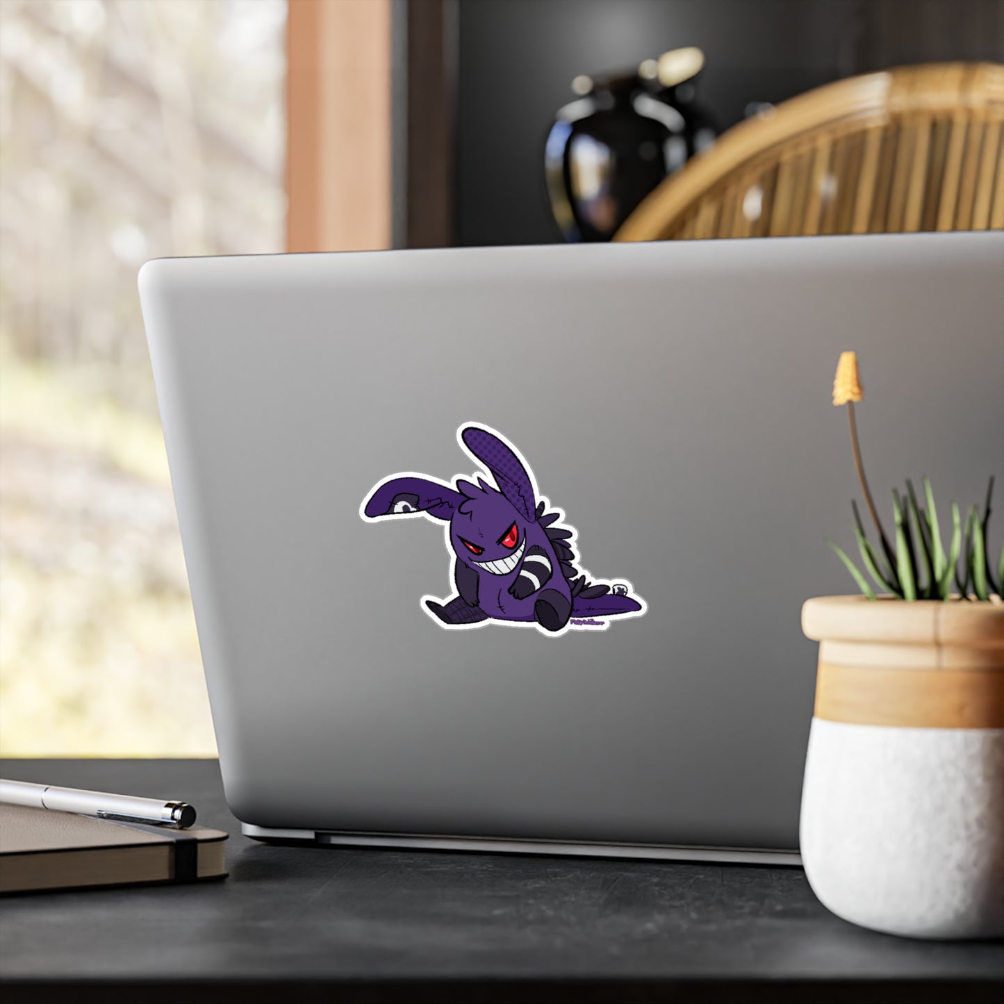 "Patchwork Ghost Plushie" Vinyl Sticker