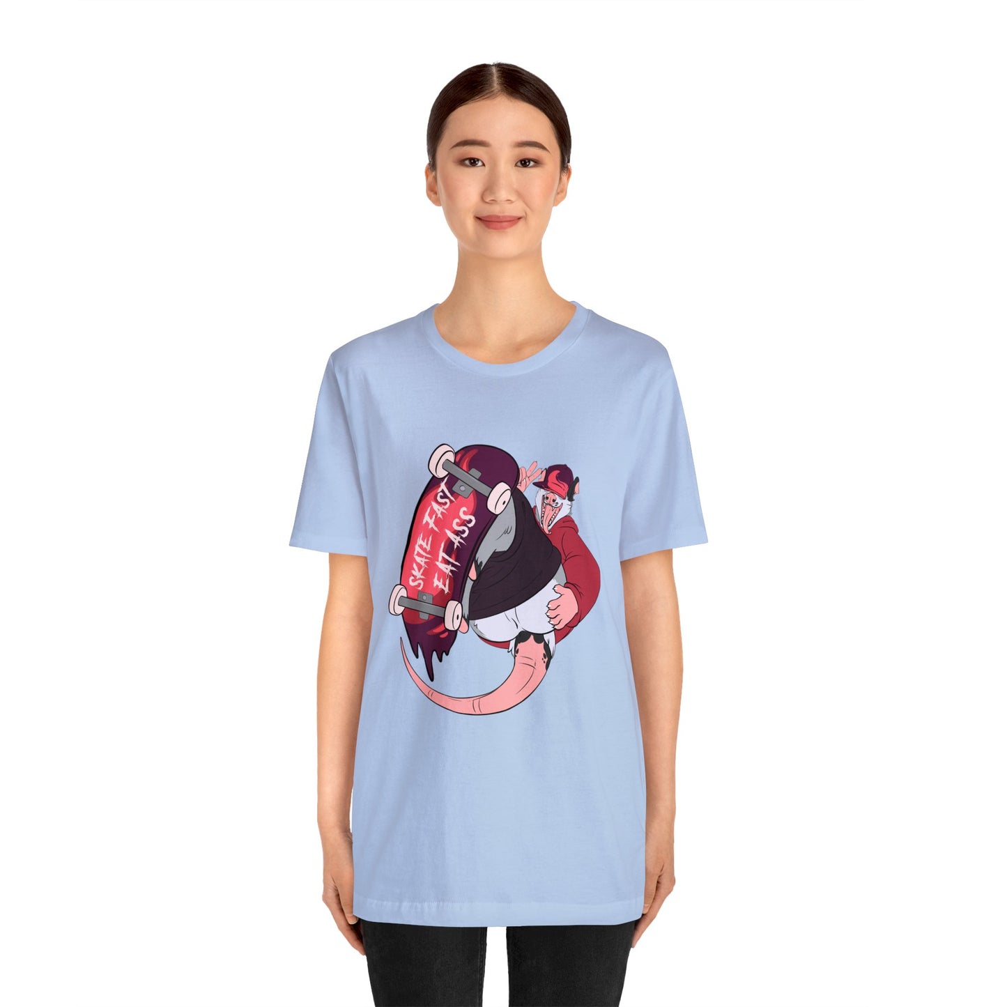 "Skate Fast, Eat Ass" Unisex T-Shirt - Line Butt