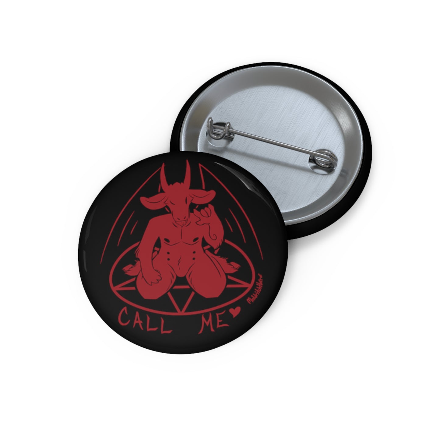 "Call Me" Pin Button