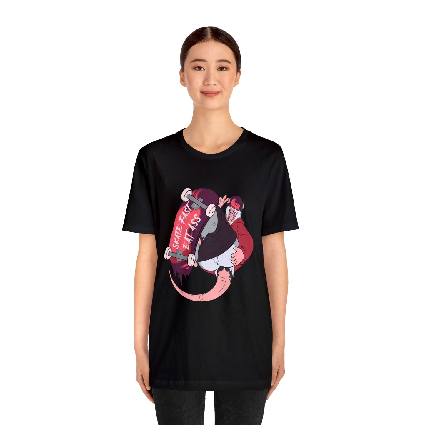 "Skate Fast, Eat Ass" Unisex T-Shirt - Line Butt