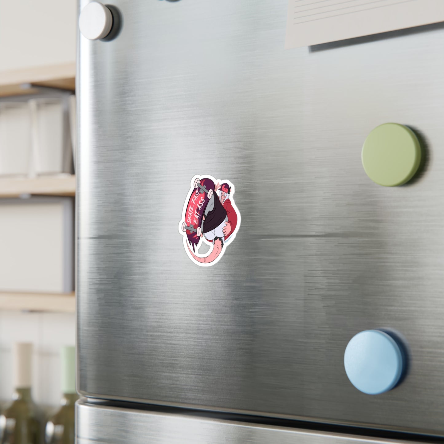 "Skate Fast, Eat Ass" Vinyl Sticker - X Butt
