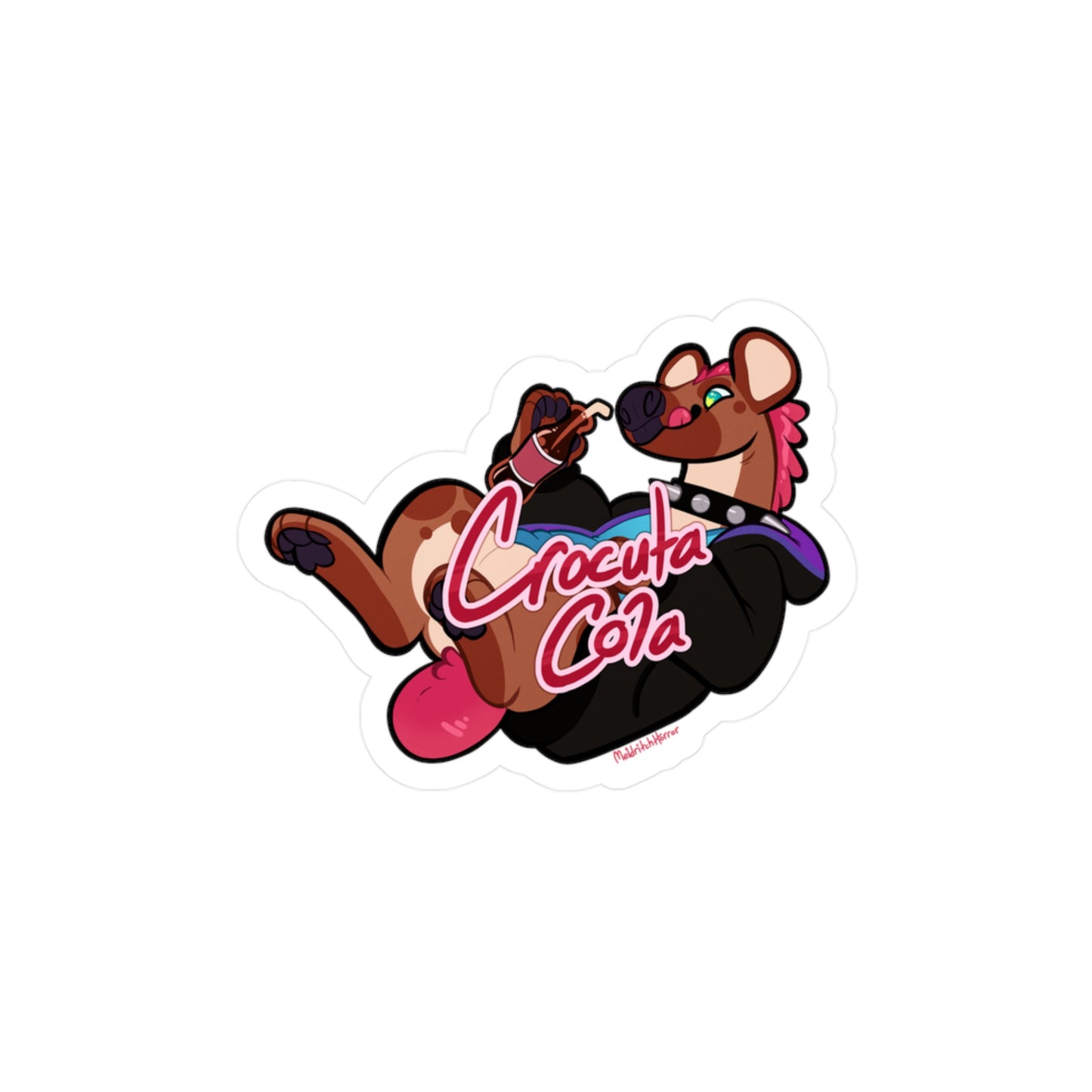 "Crocuta Cola" Vinyl Sticker - With Text