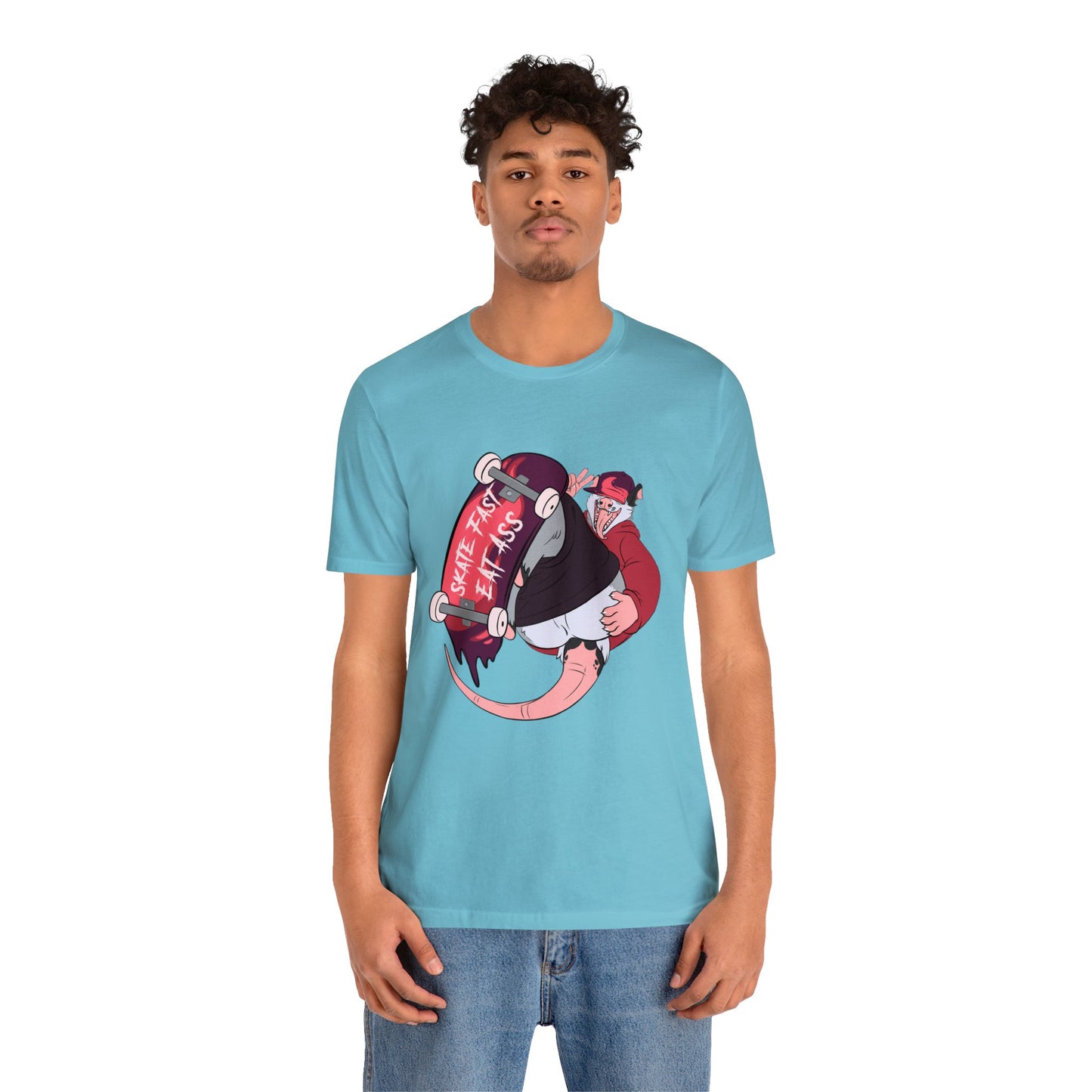 "Skate Fast, Eat Ass" Unisex T-Shirt - Line Butt