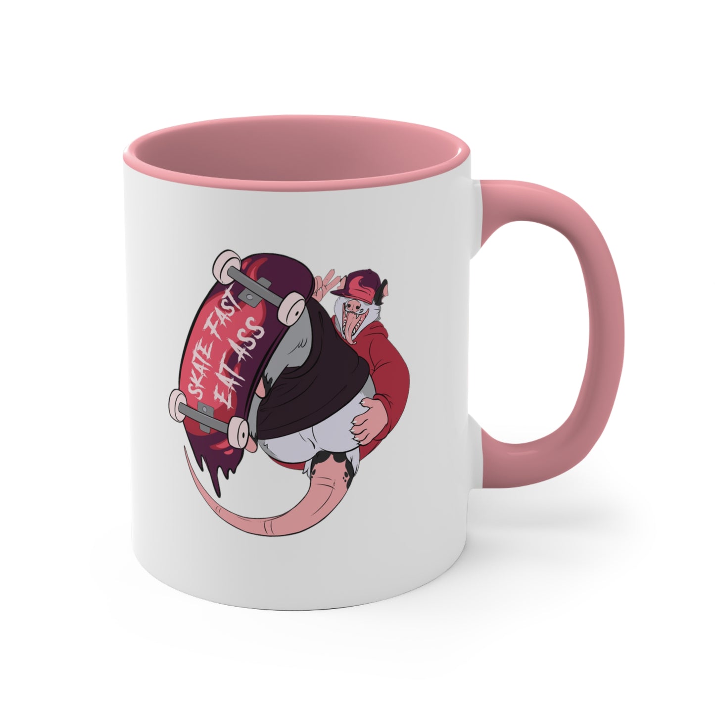 "Skate Fast, Eat Ass" 11oz Accent Mug