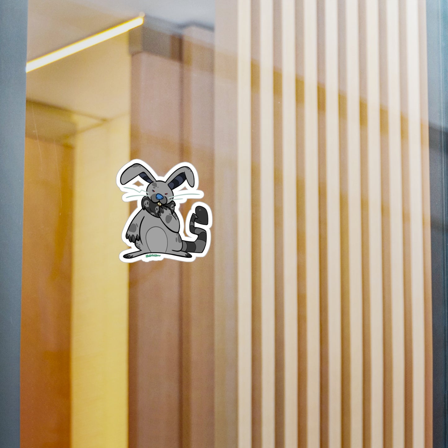 "Monstrous Rabbit" Vinyl Sticker