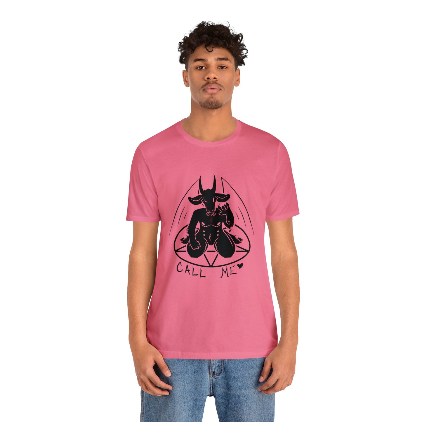 "Call Me" Unisex T-Shirt - Black Print