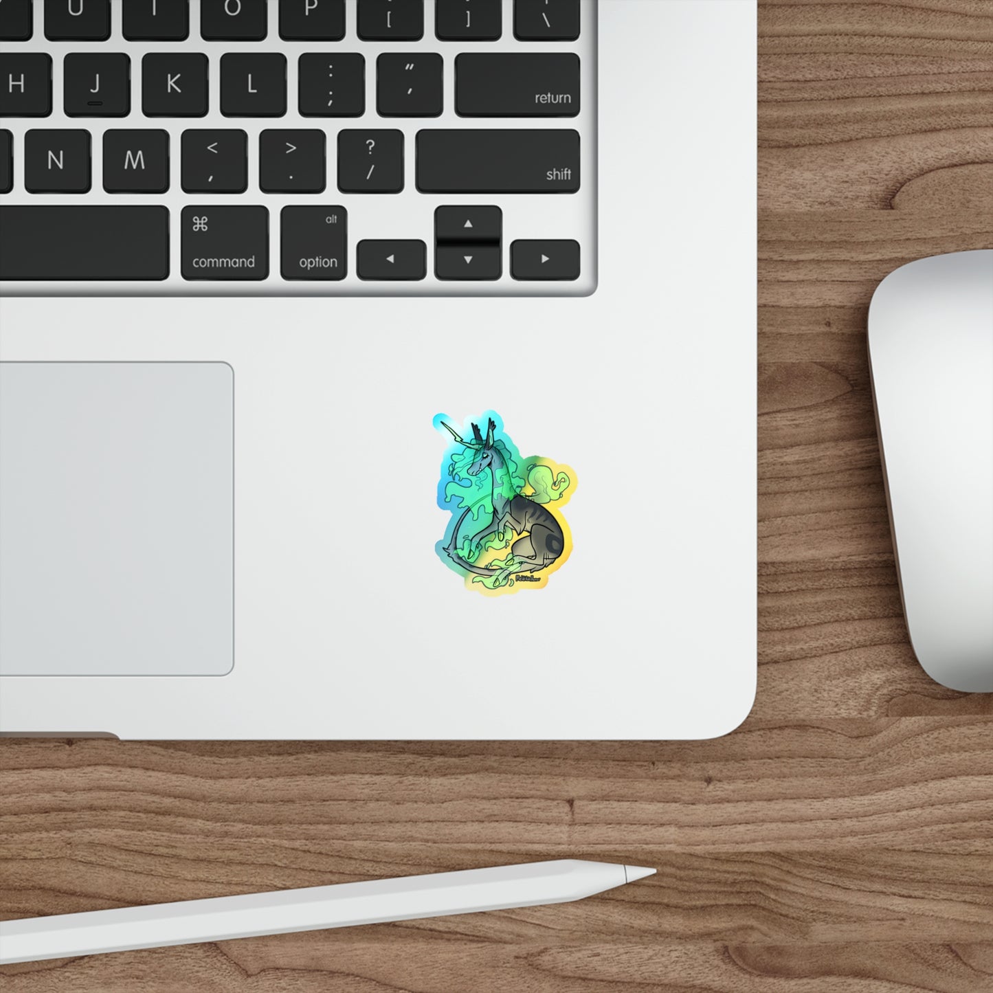 "Litchicorn" Holographic Sticker