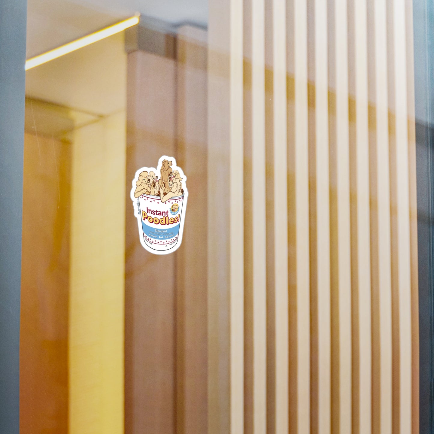 "Instant Poodles" Vinyl Sticker