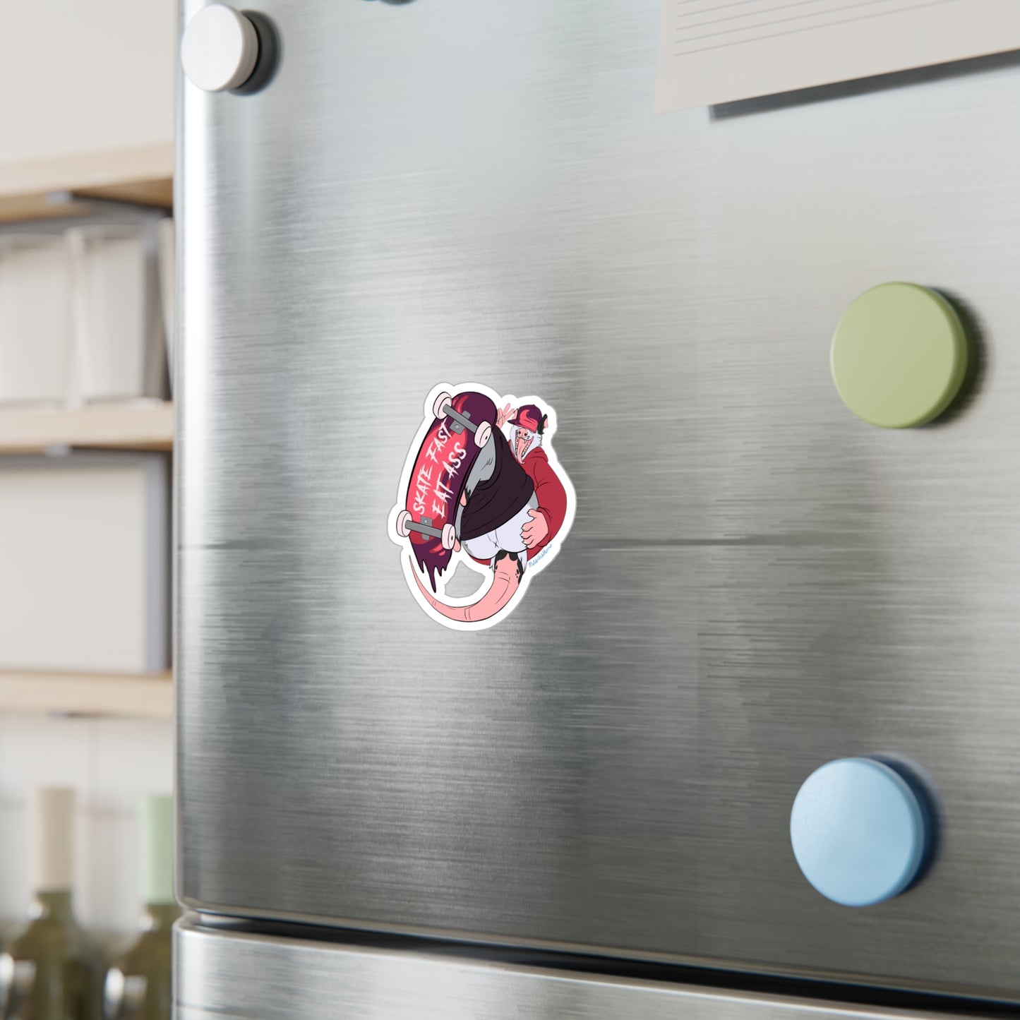 "Skate Fast, Eat Ass" Vinyl Sticker - X Butt