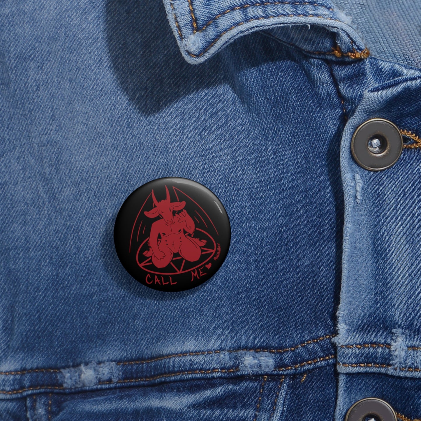 "Call Me" Pin Button
