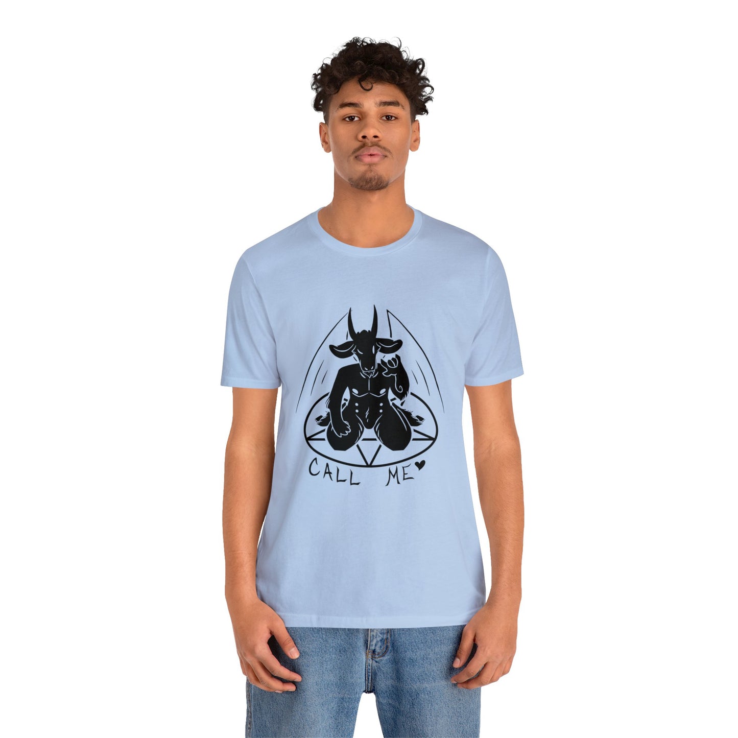 "Call Me" Unisex T-Shirt - Black Print
