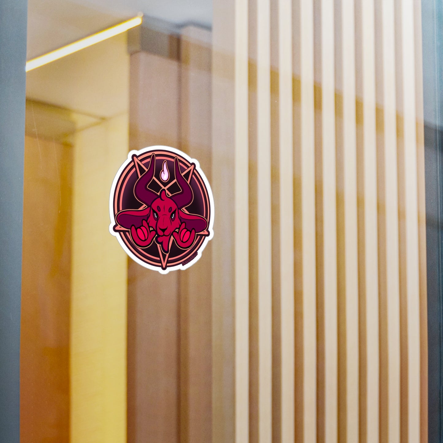 "Unholy Horns" Vinyl Sticker