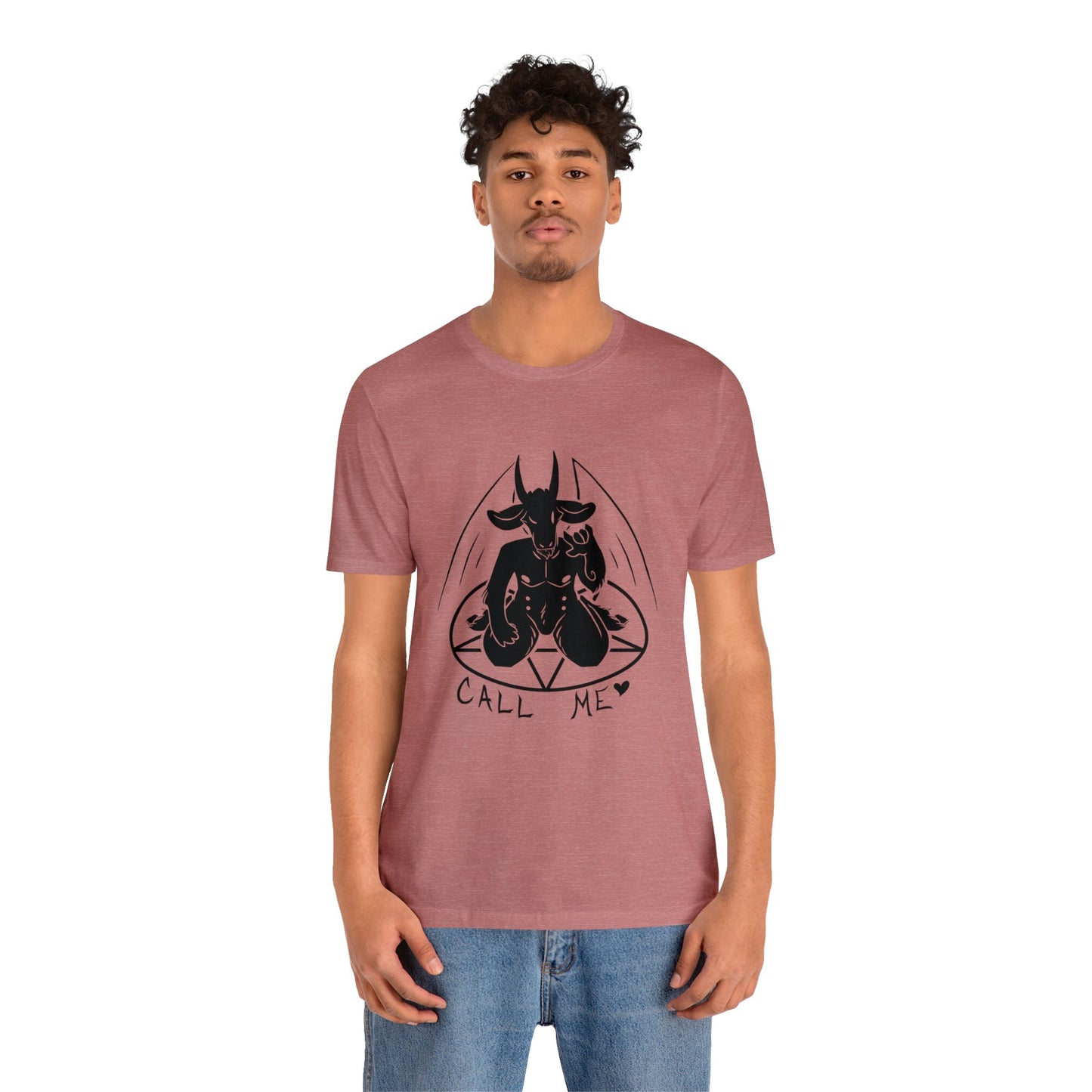 "Call Me" Unisex T-Shirt - Black Print