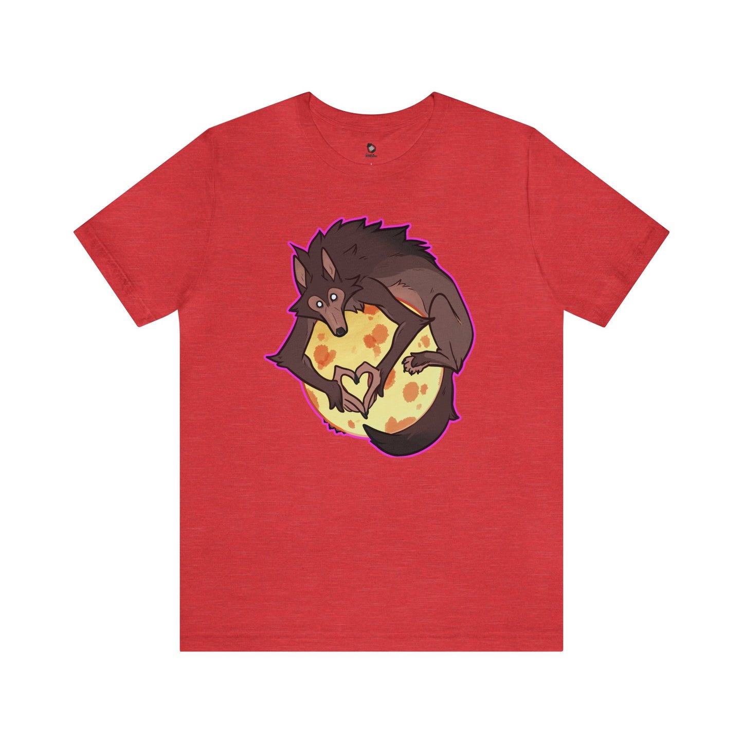 "Over the Moon" Unisex T-Shirt - Orange Moon