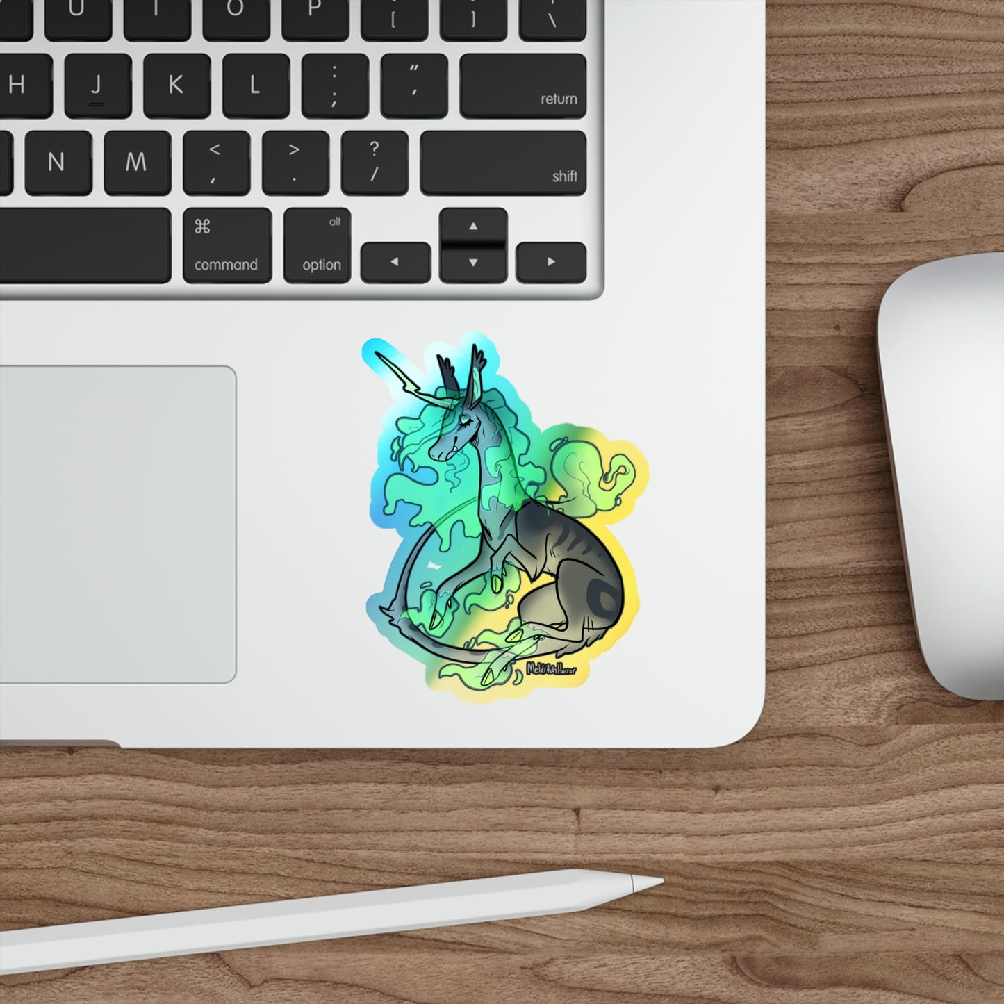 "Litchicorn" Holographic Sticker