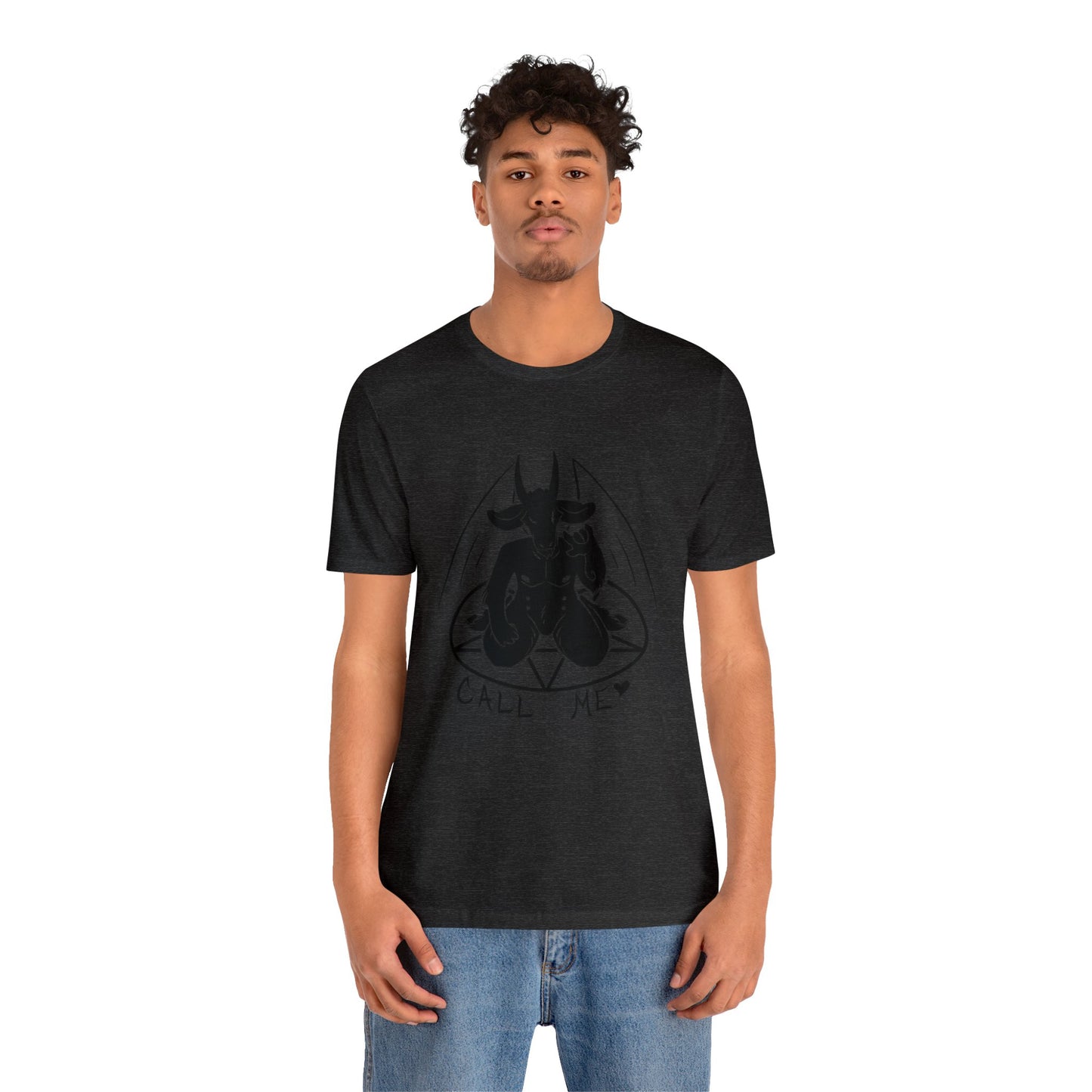 "Call Me" Unisex T-Shirt - Black Print
