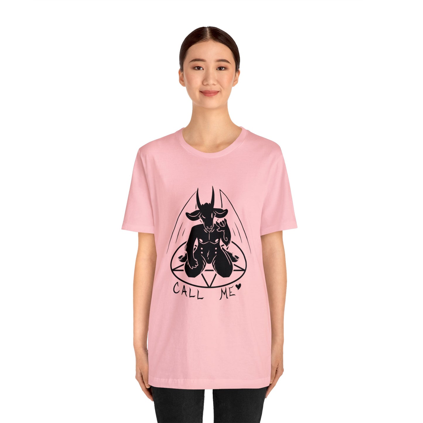 "Call Me" Unisex T-Shirt - Black Print
