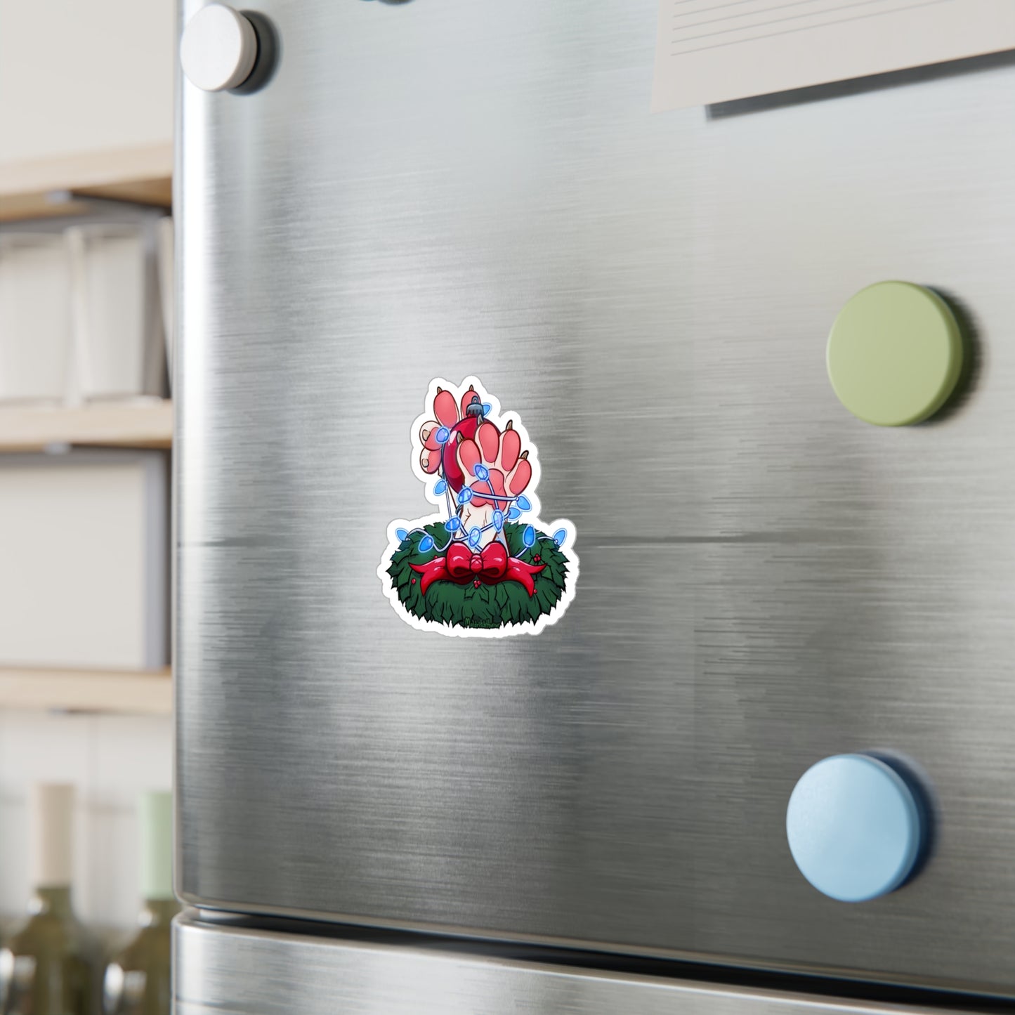 "Deck the Paws" Vinyl Sticker