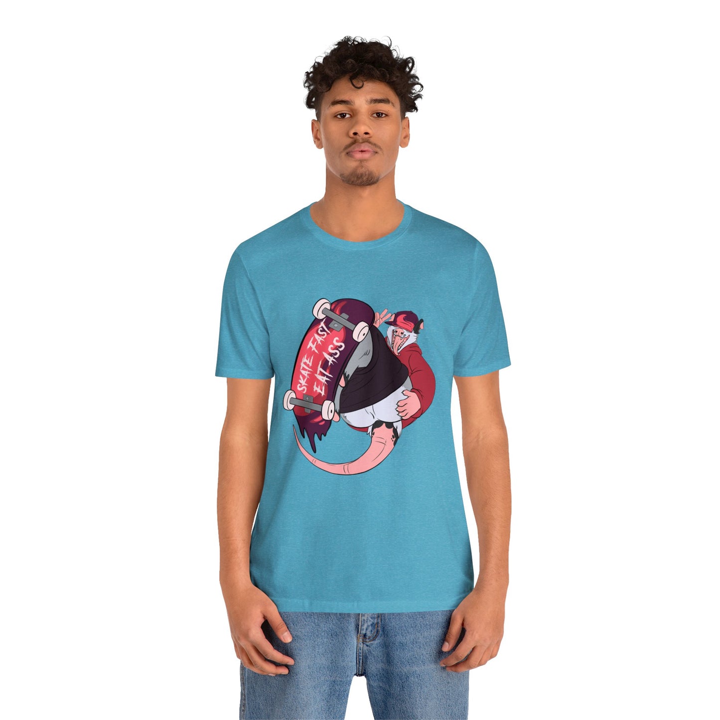 "Skate Fast, Eat Ass" Unisex T-Shirt - Line Butt