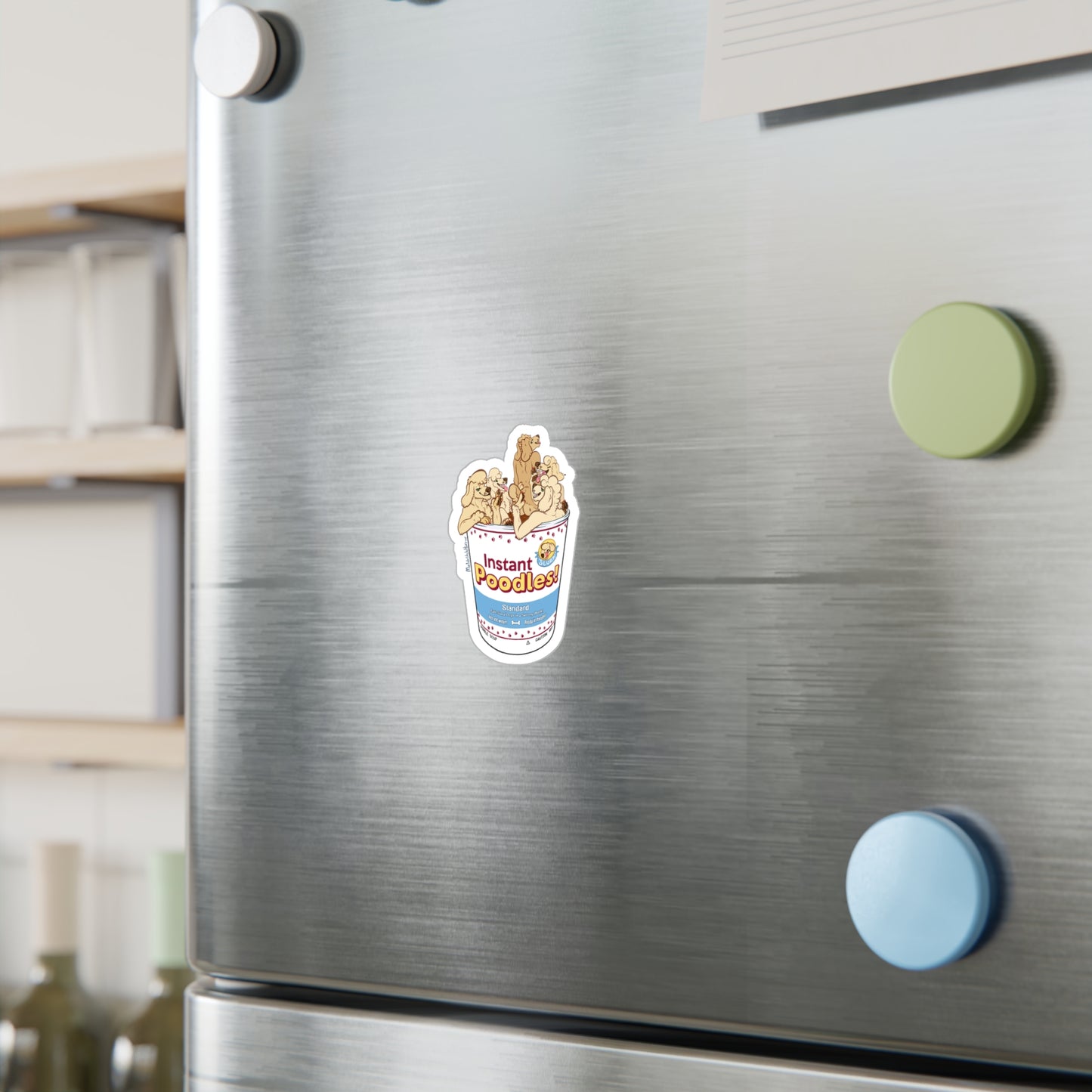"Instant Poodles" Vinyl Sticker