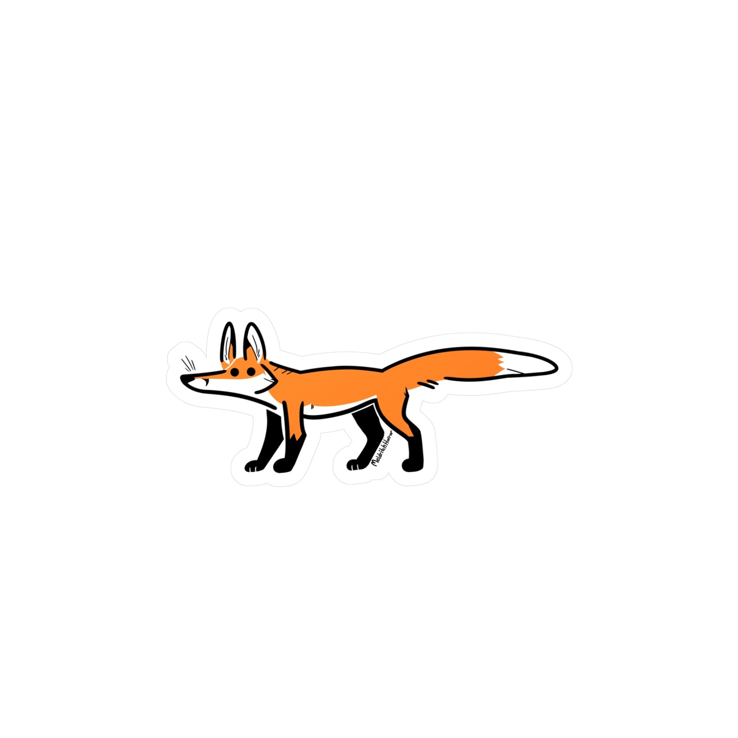 "Stick Fox" Vinyl Sticker