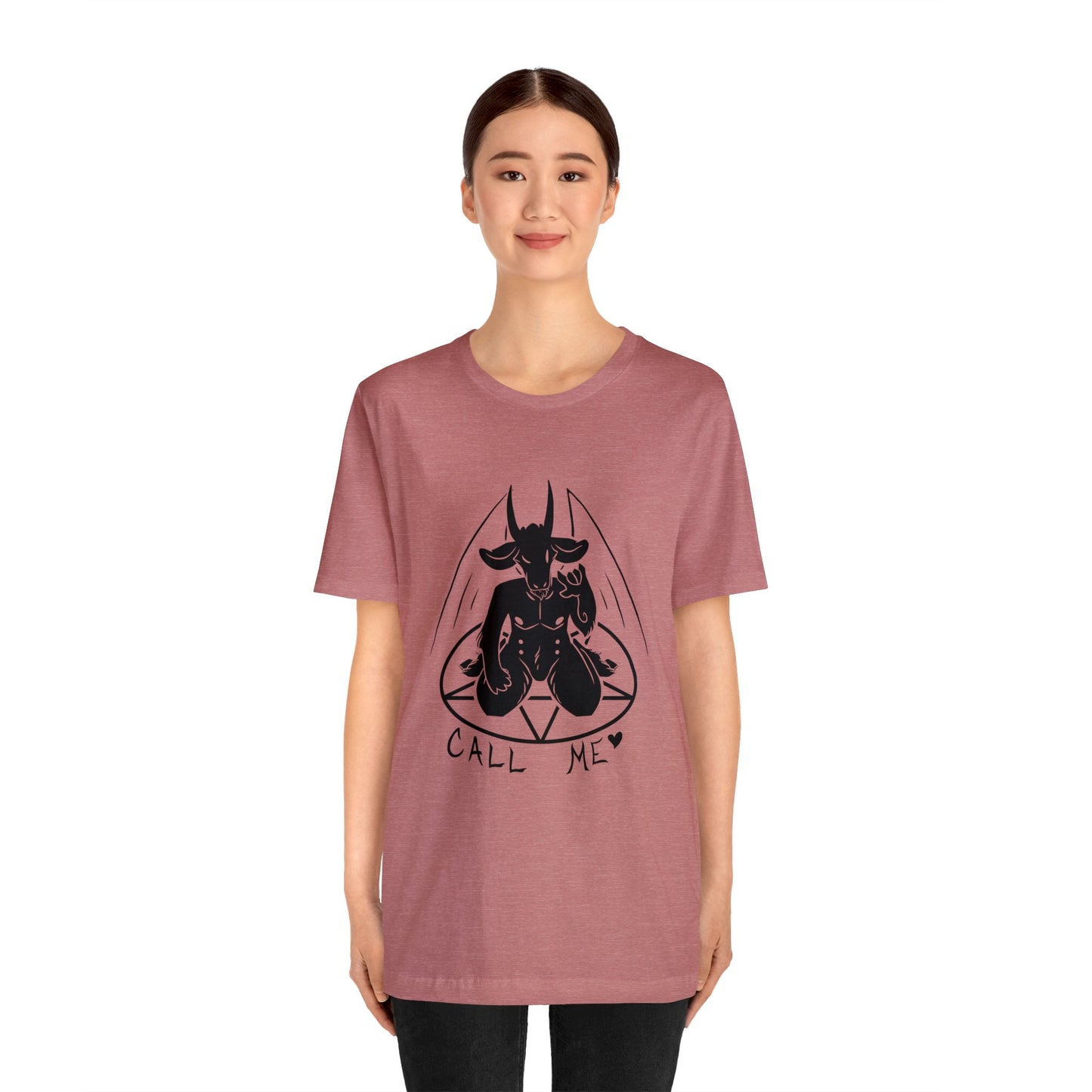 "Call Me" Unisex T-Shirt - Black Print
