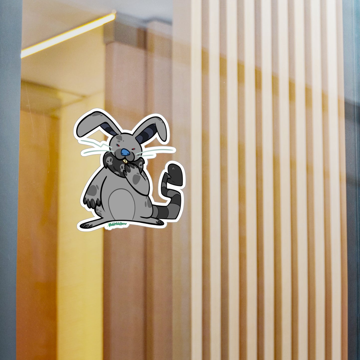 "Monstrous Rabbit" Vinyl Sticker