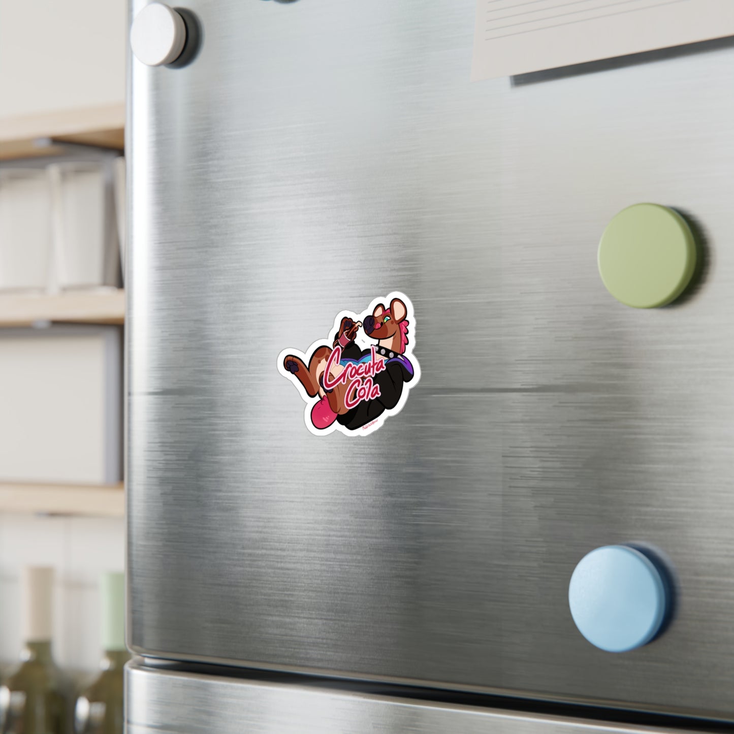 "Crocuta Cola" Vinyl Sticker - With Text