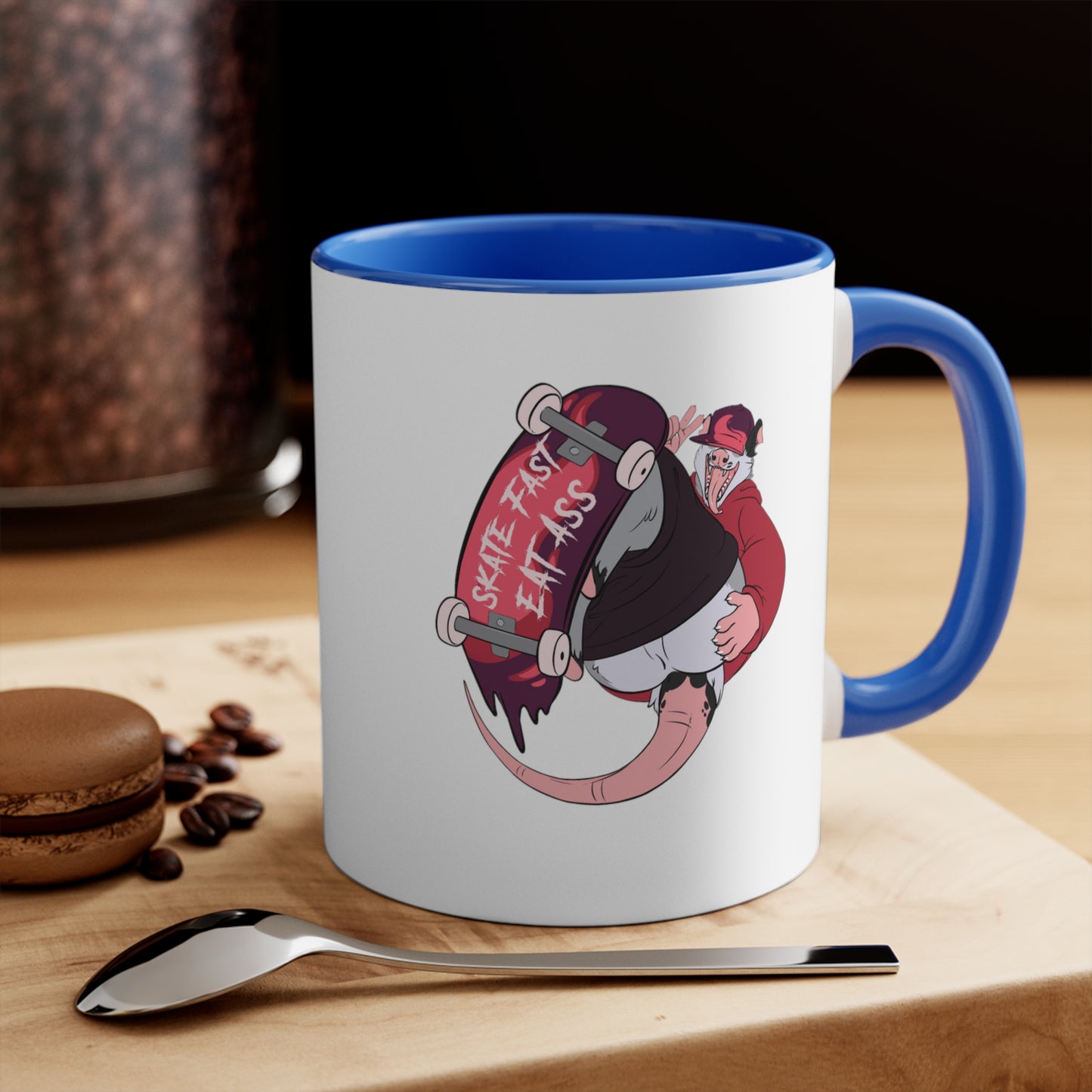 "Skate Fast, Eat Ass" 11oz Accent Mug