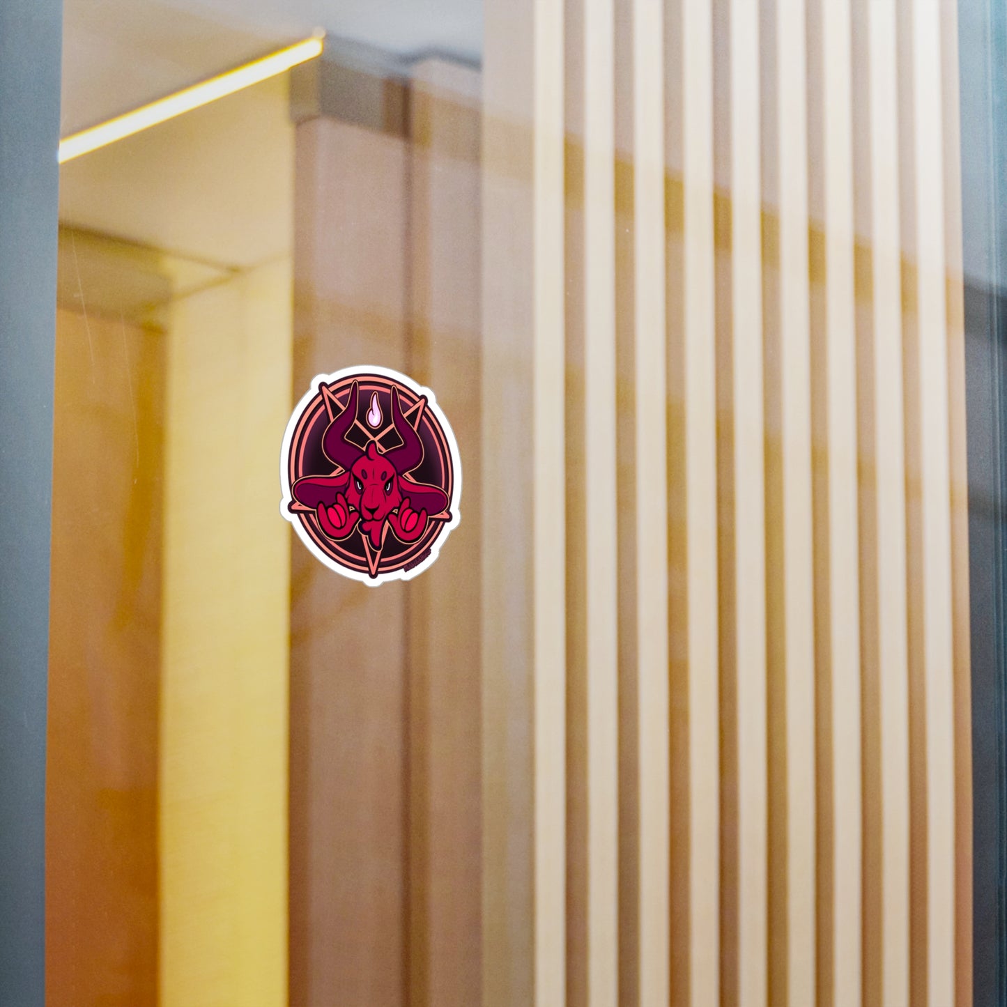 "Unholy Horns" Vinyl Sticker