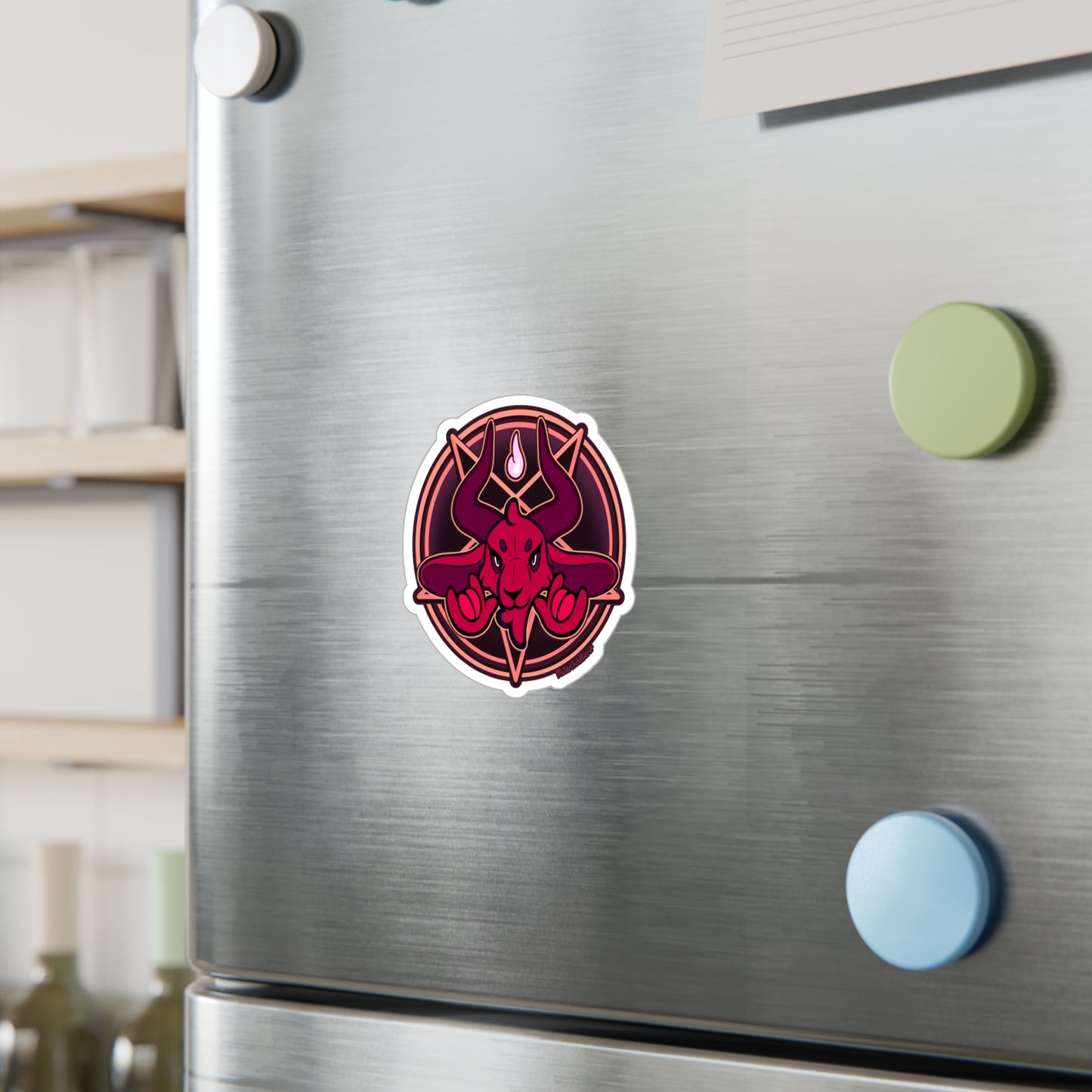 "Unholy Horns" Vinyl Sticker
