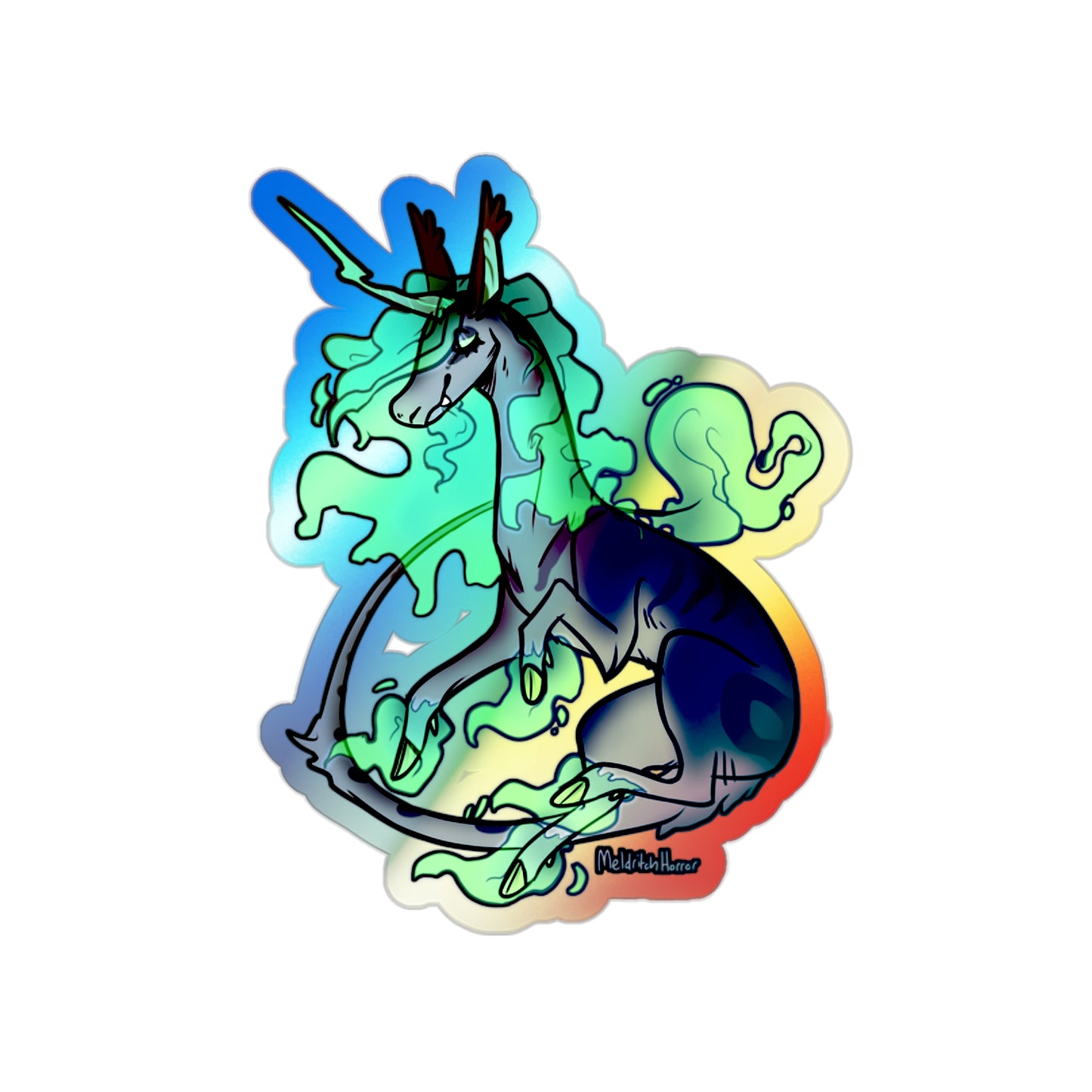 "Litchicorn" Holographic Sticker