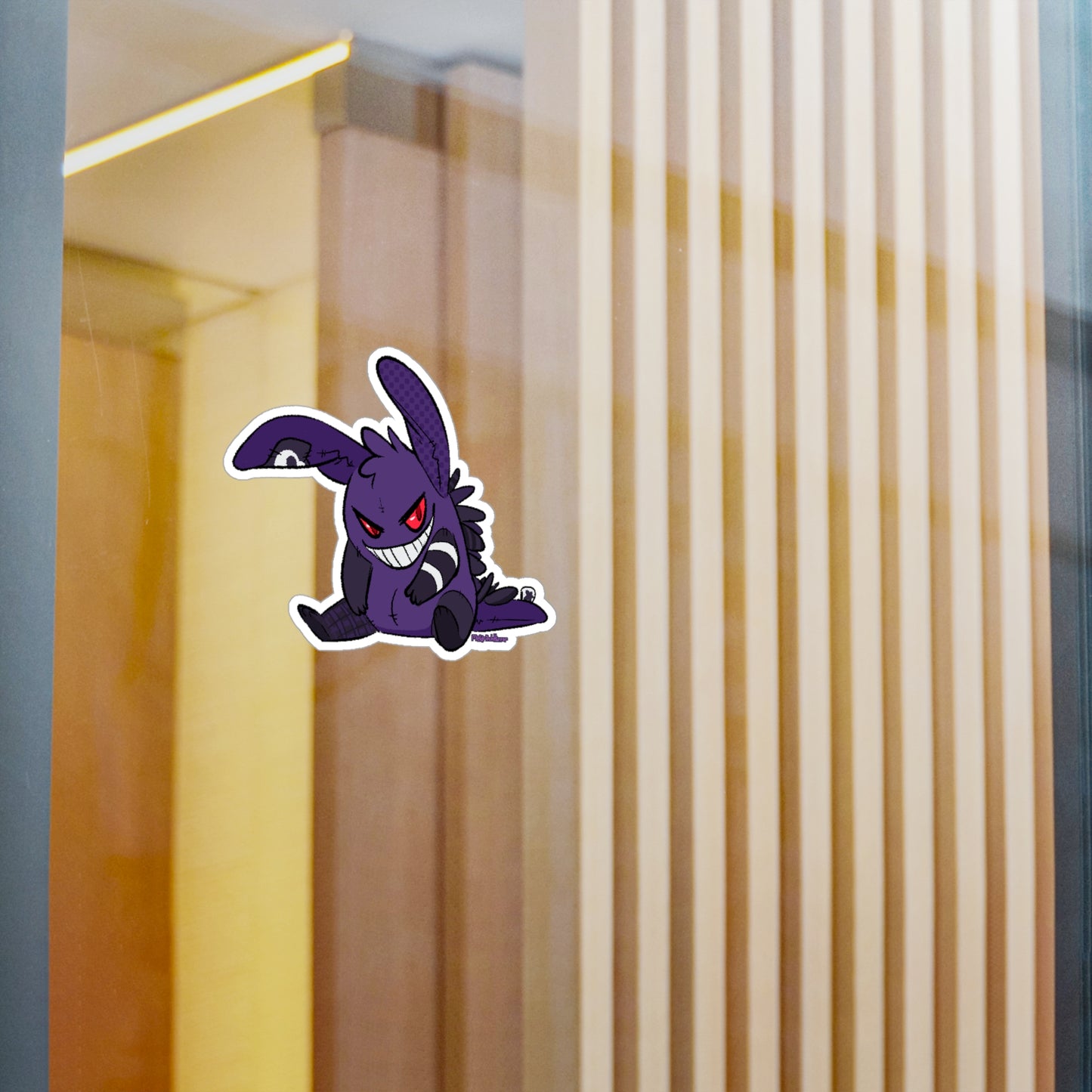 "Patchwork Ghost Plushie" Vinyl Sticker