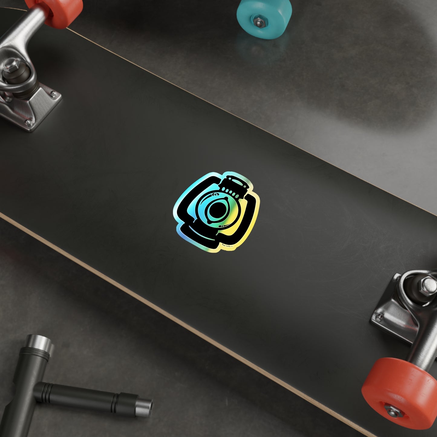 "Eye Lantern" Holographic Sticker