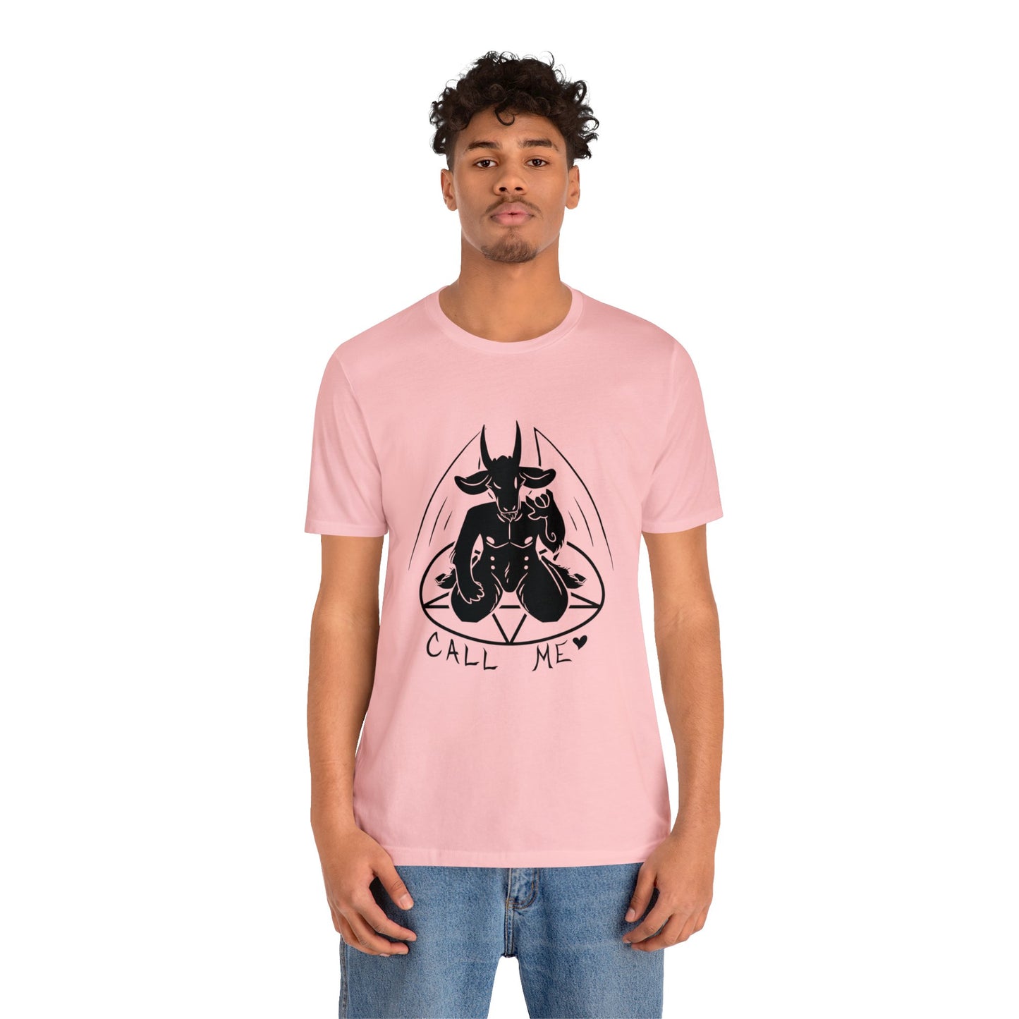 "Call Me" Unisex T-Shirt - Black Print