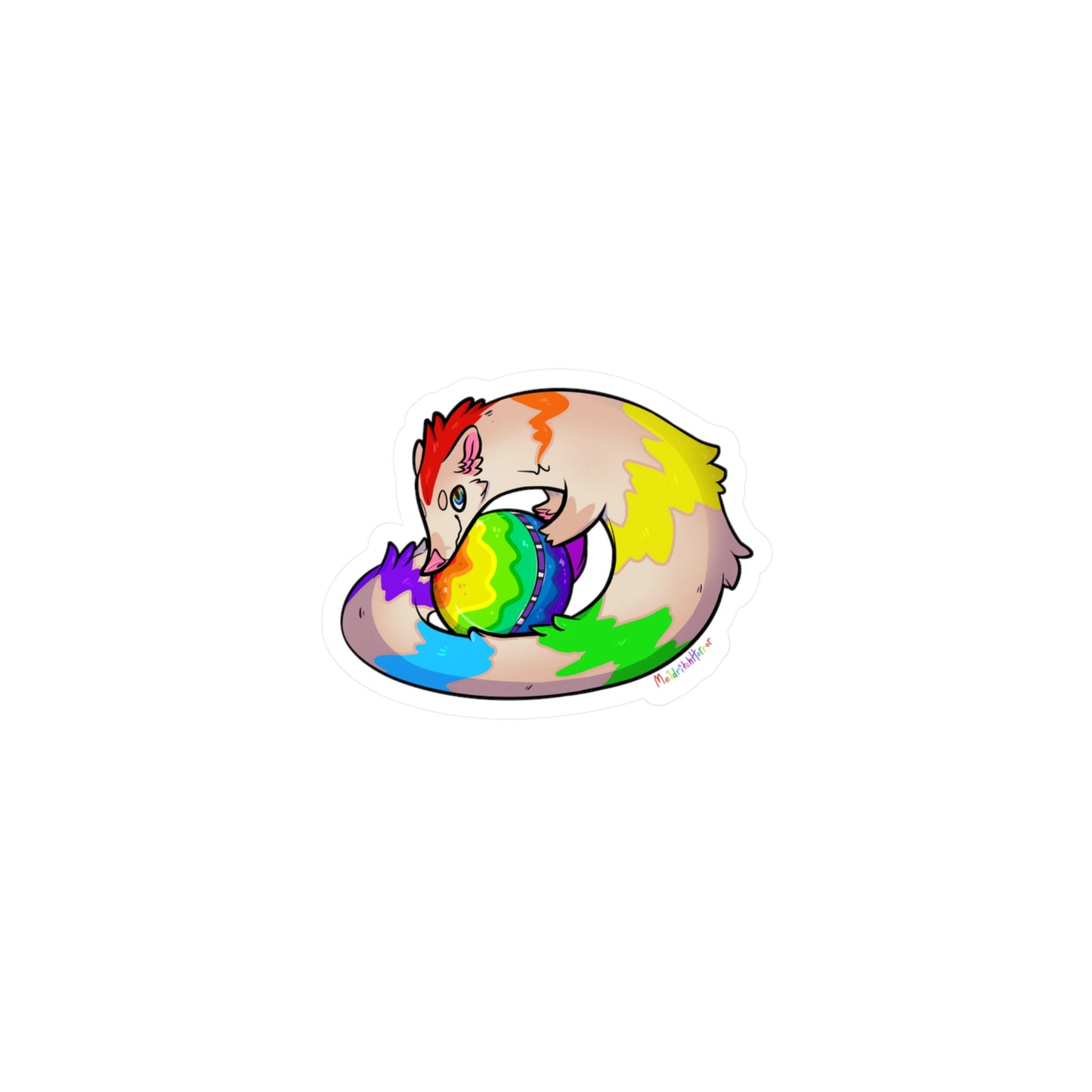 "Beezle" Vinyl Sticker - Funfetti