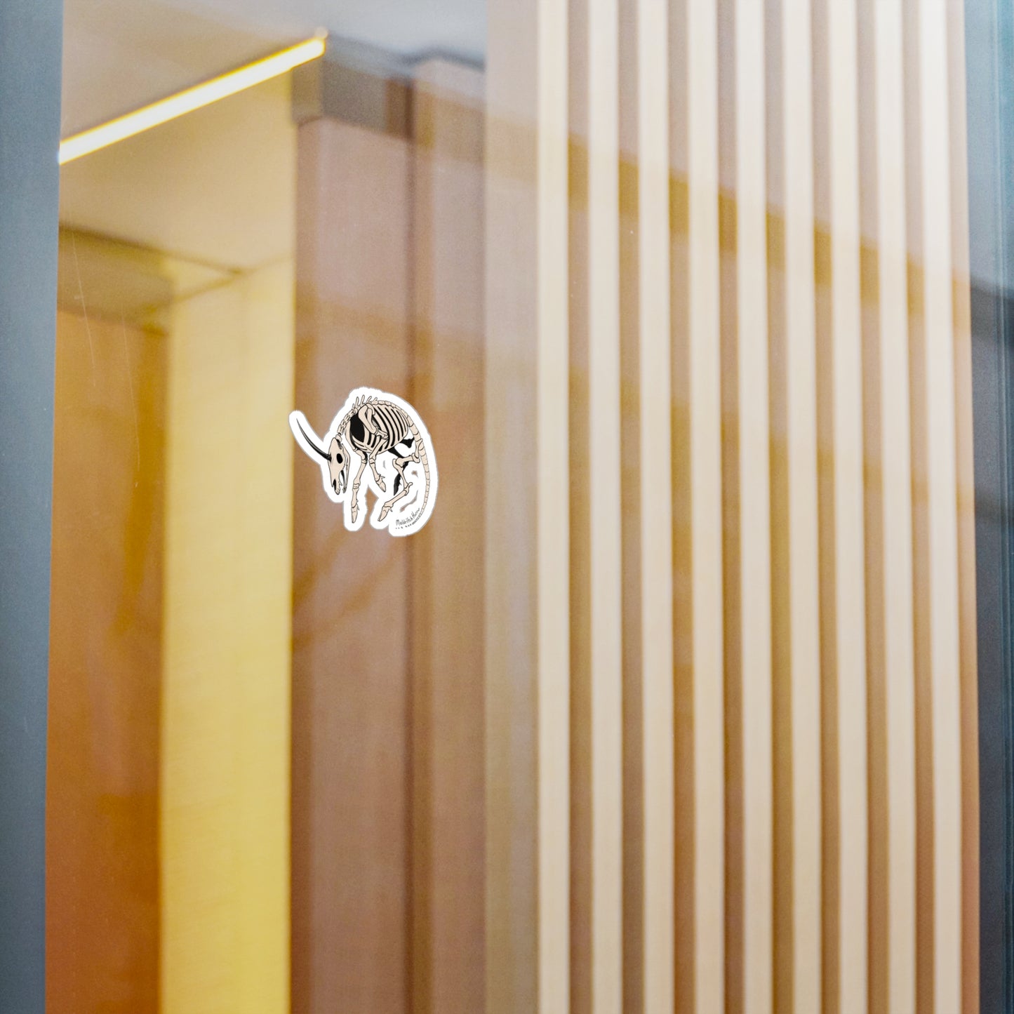 "Skeletal Unicorn" Vinyl Sticker