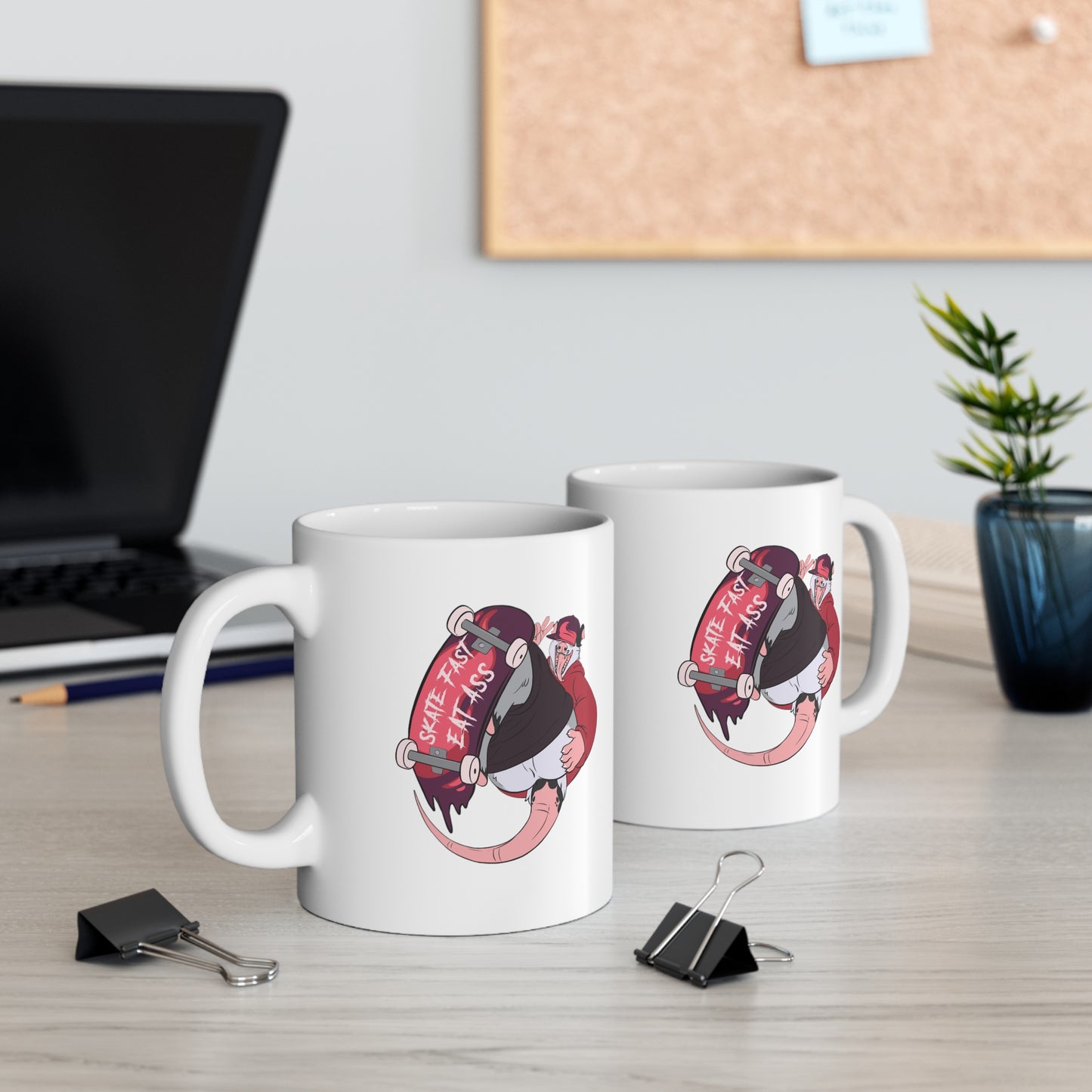 "Skate Fast, Eat Ass" 11oz Mug