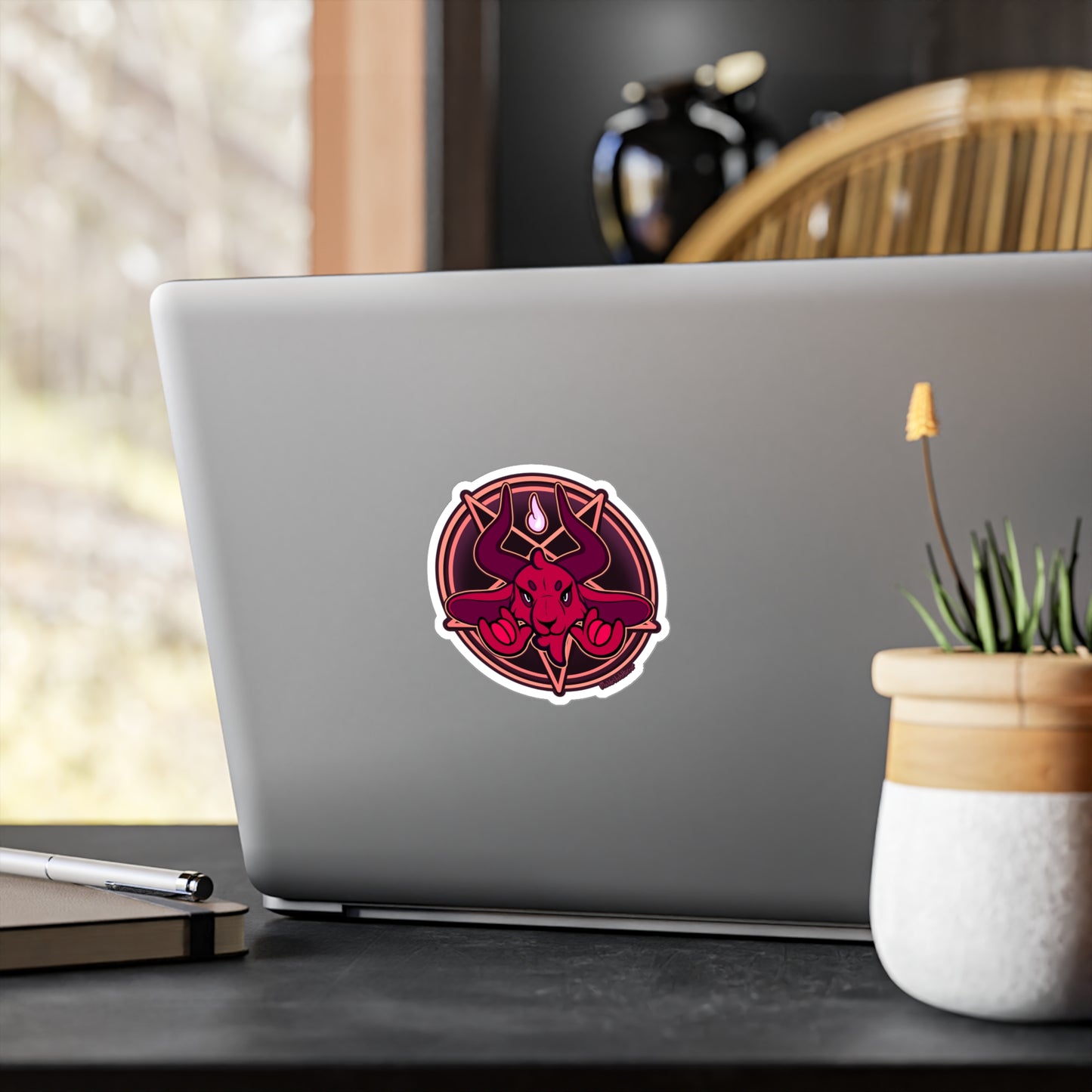 "Unholy Horns" Vinyl Sticker