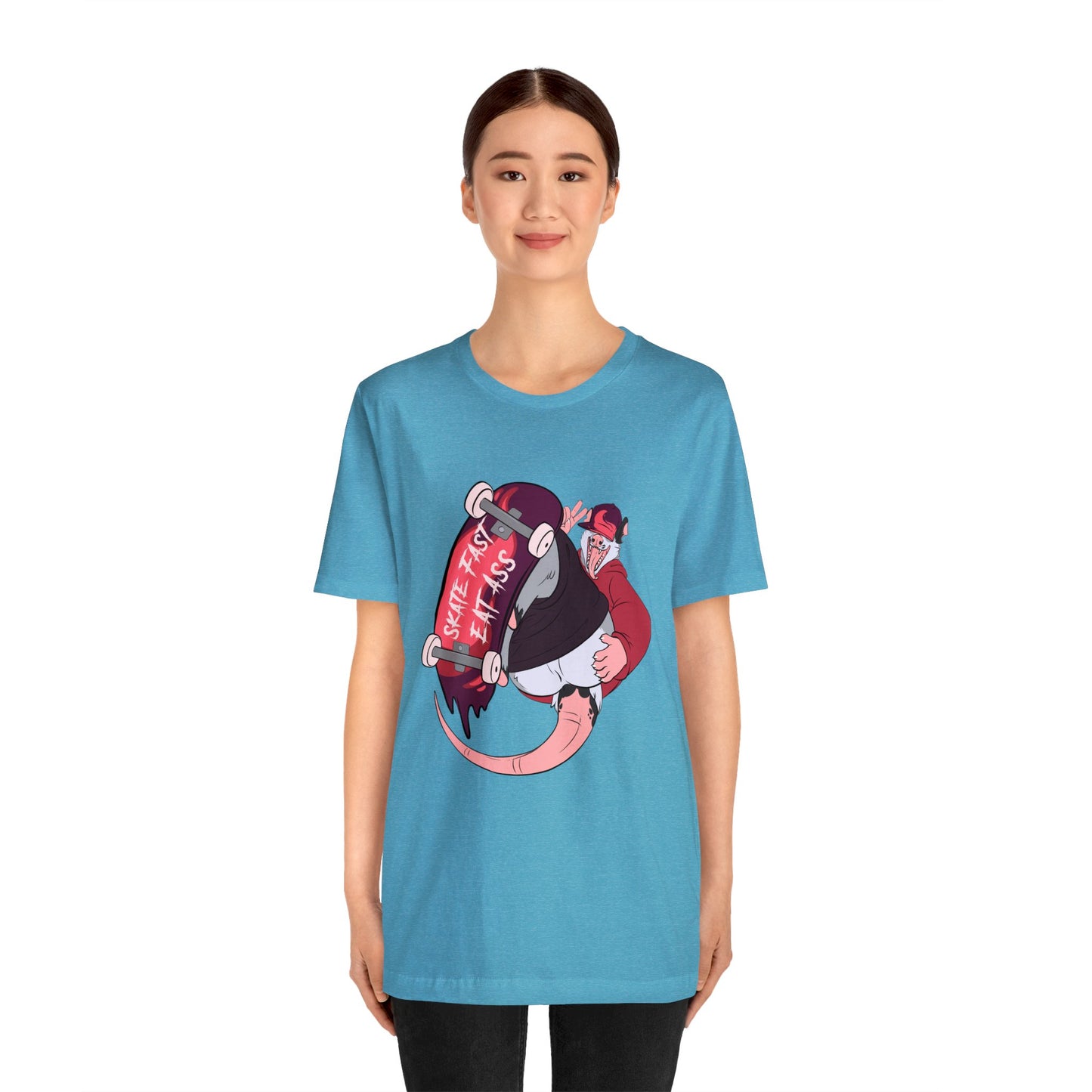 "Skate Fast, Eat Ass" Unisex T-Shirt - Line Butt