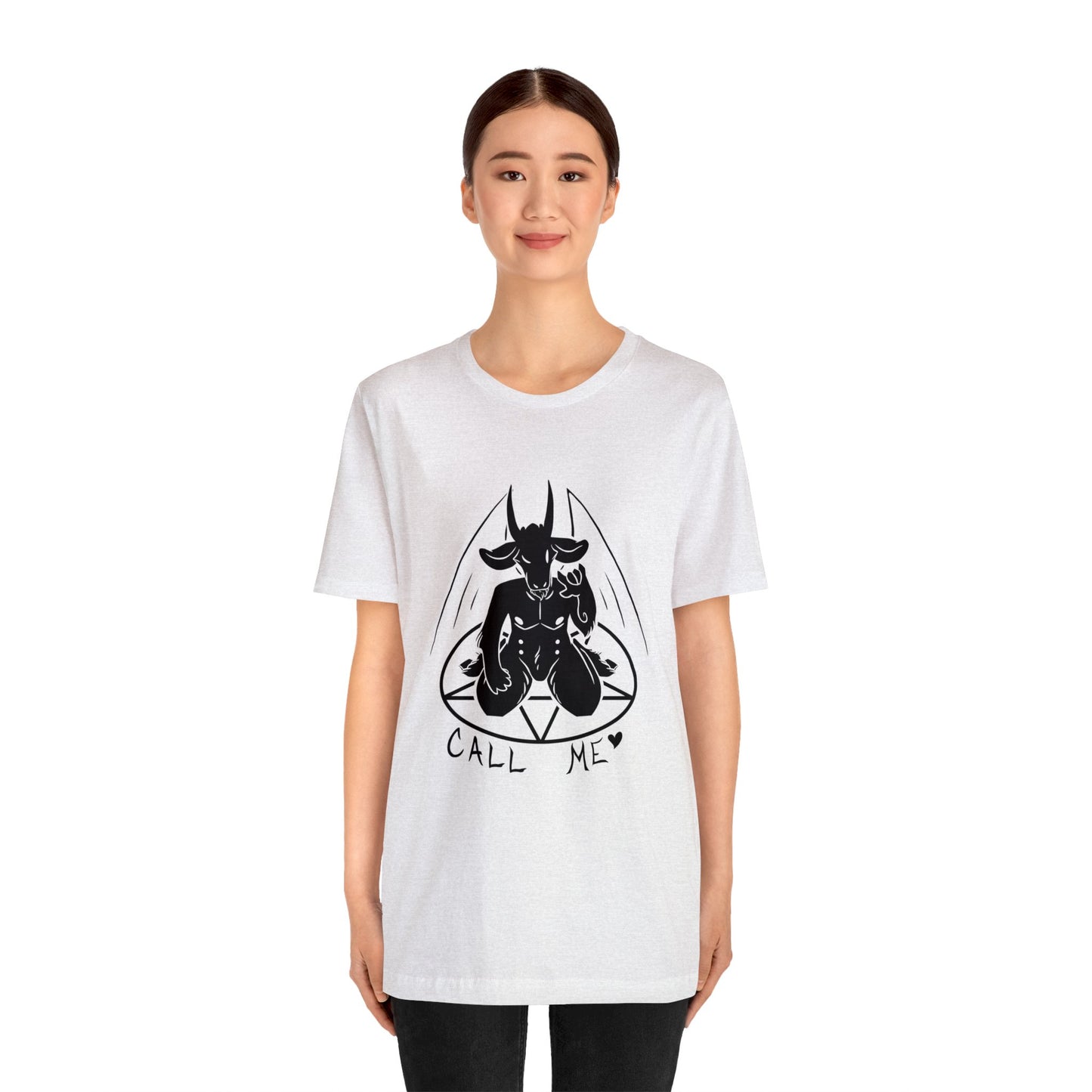 "Call Me" Unisex T-Shirt - Black Print