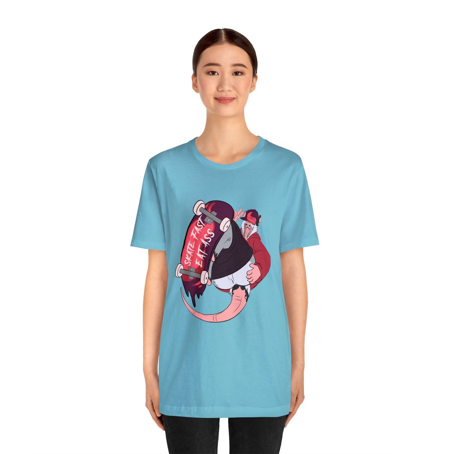 "Skate Fast, Eat Ass" Unisex T-Shirt - Line Butt