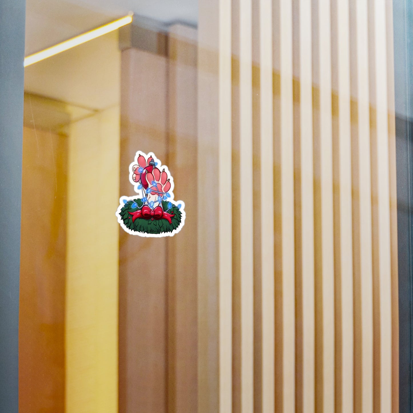"Deck the Paws" Vinyl Sticker