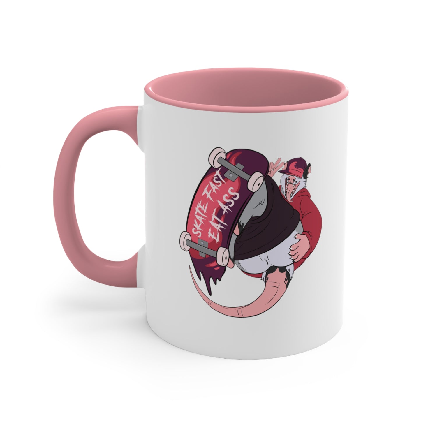 "Skate Fast, Eat Ass" 11oz Accent Mug