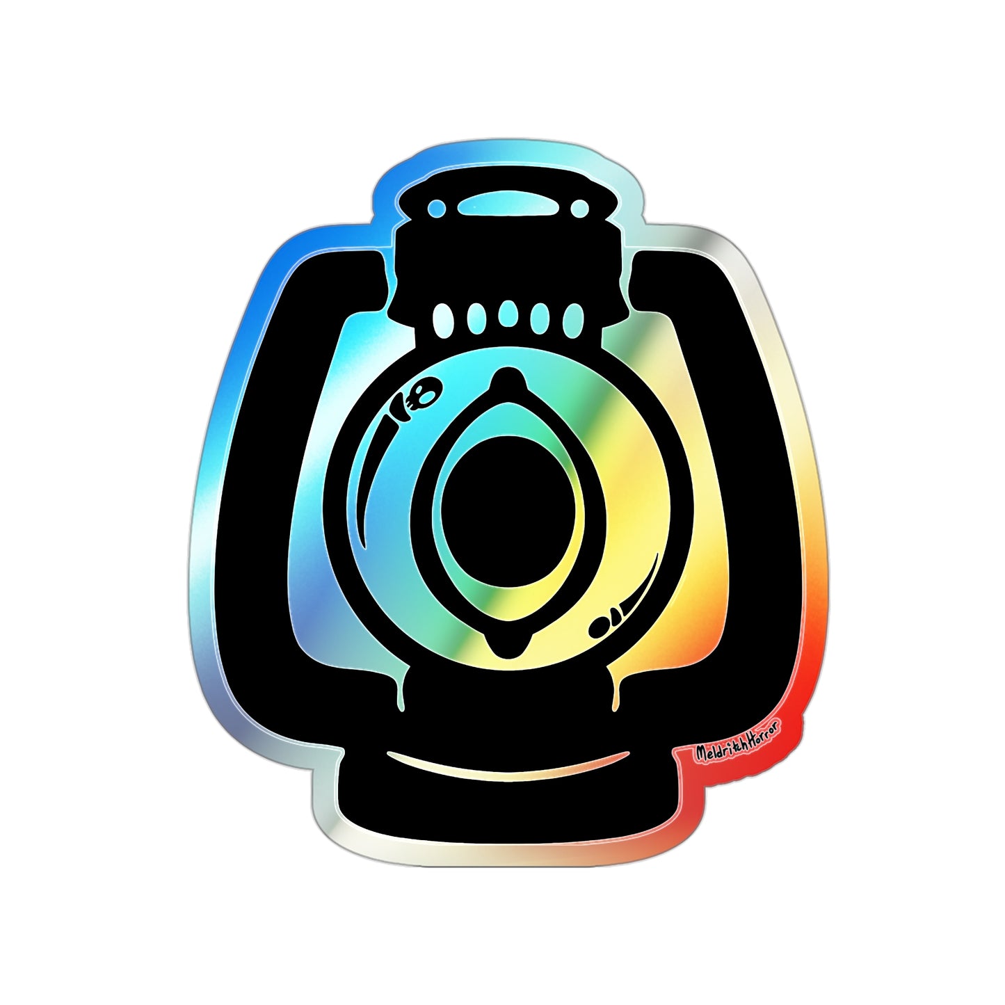 "Eye Lantern" Holographic Sticker
