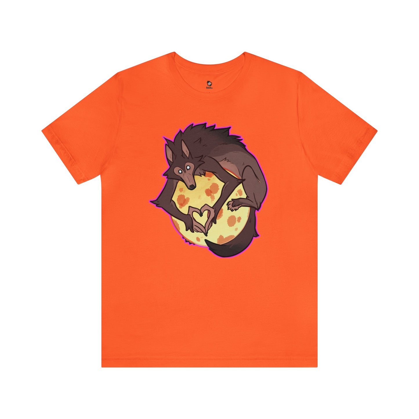 "Over the Moon" Unisex T-Shirt - Orange Moon