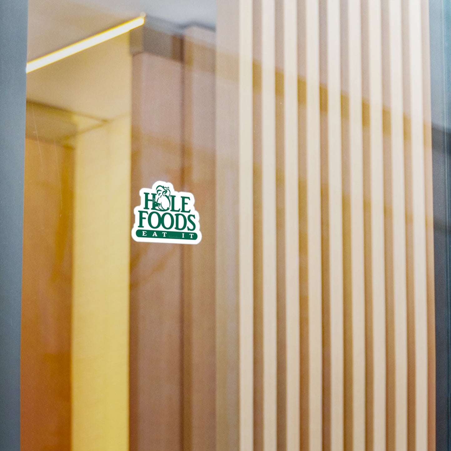 "Hole Foods" Vinyl Sticker