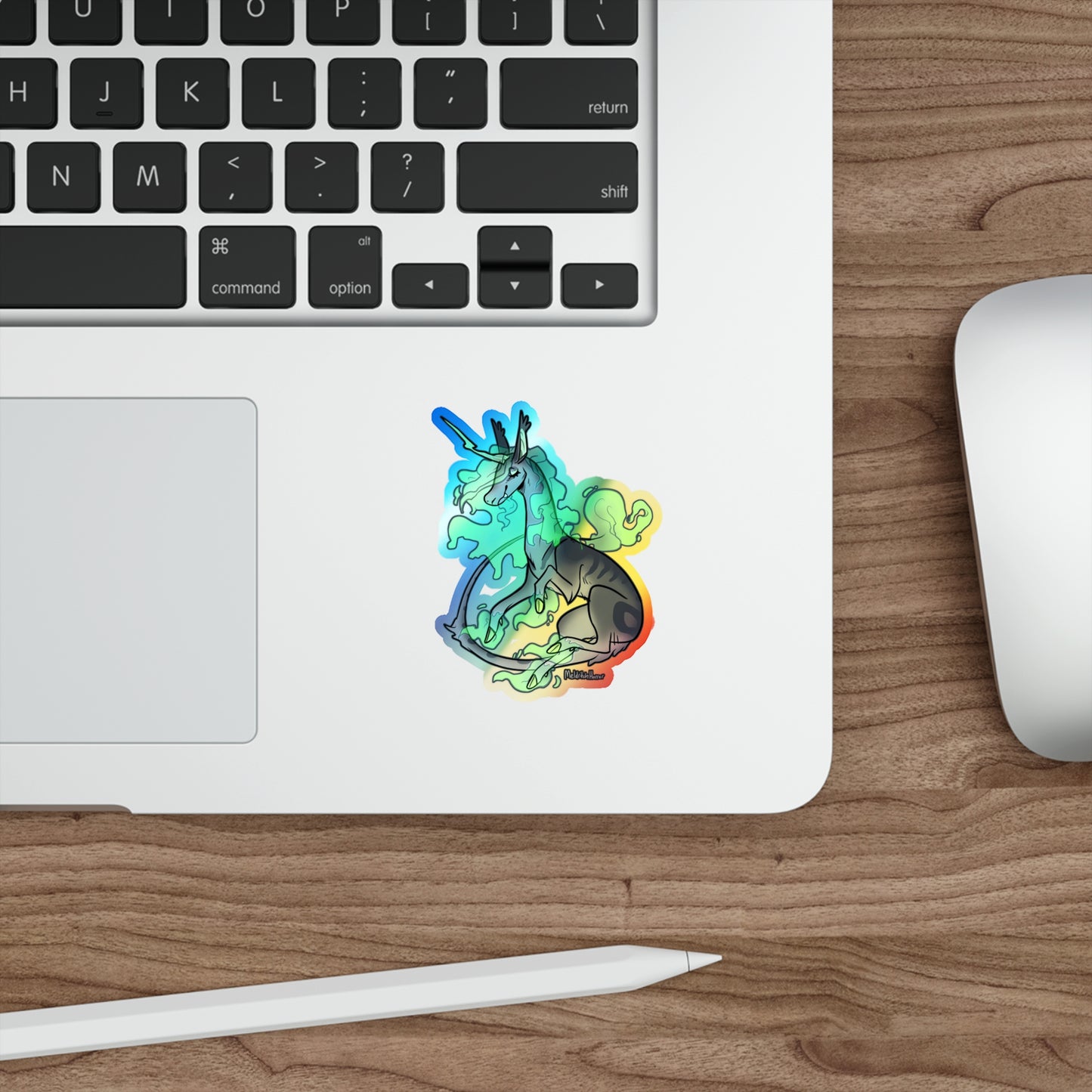 "Litchicorn" Holographic Sticker